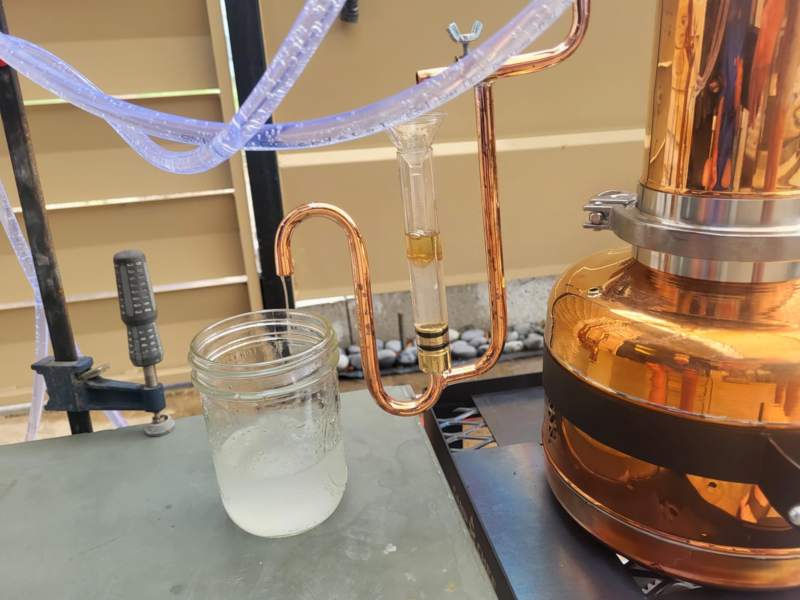 Essential Oil Distiller Kit - 1.3 Gall (5L) for Steam Distillation Oil Making and Extracting - Home Distiller Equipment DIY Essential Oil from Herbs, Plants and Flowers customer photo 1