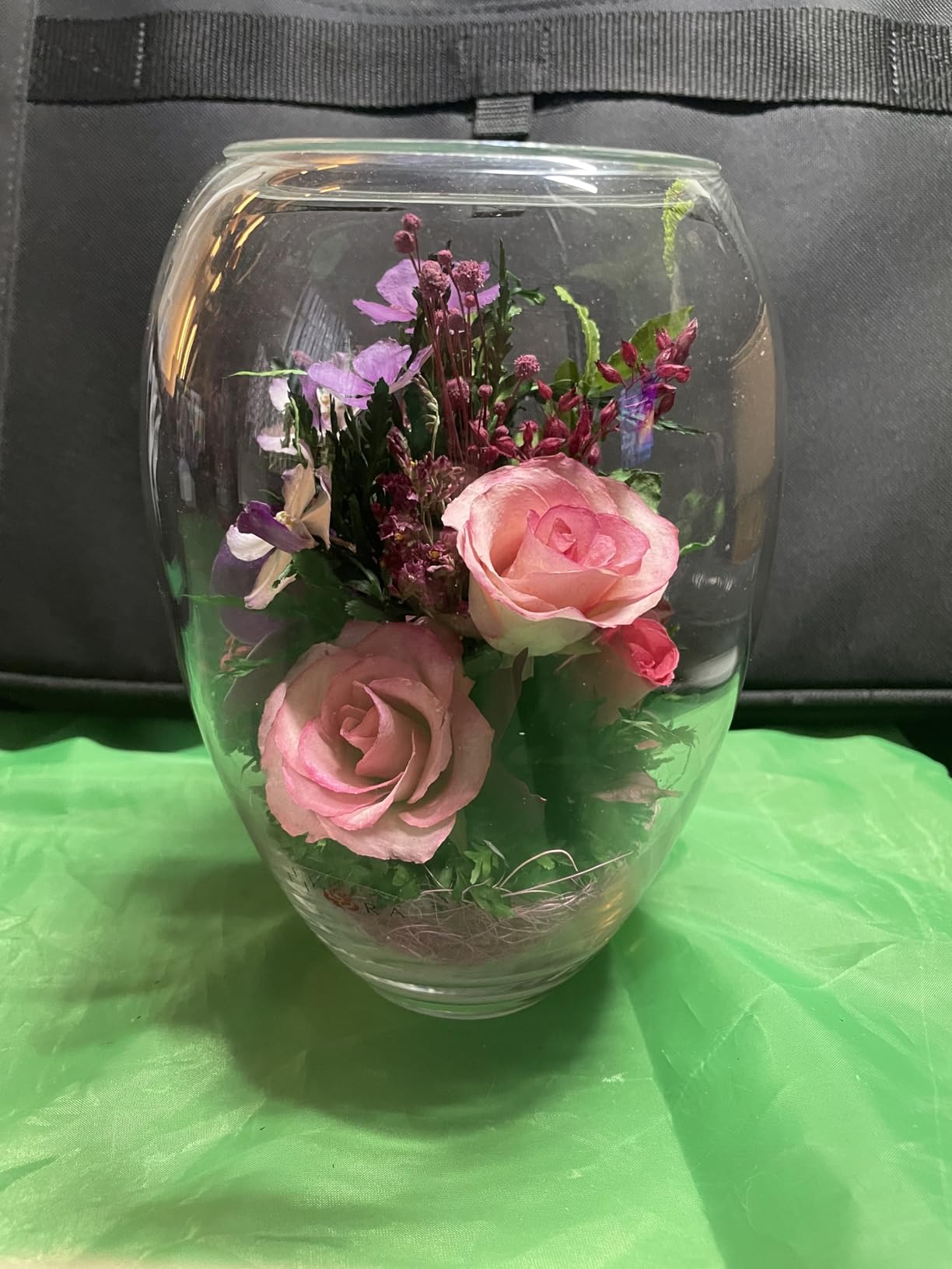 Luxury Orchid Arrangement | Preserved Orchids in Glass Vase | Long-Lasting Flowers for Anniversary, Wedding, or Corporate Gifts customer photo 1