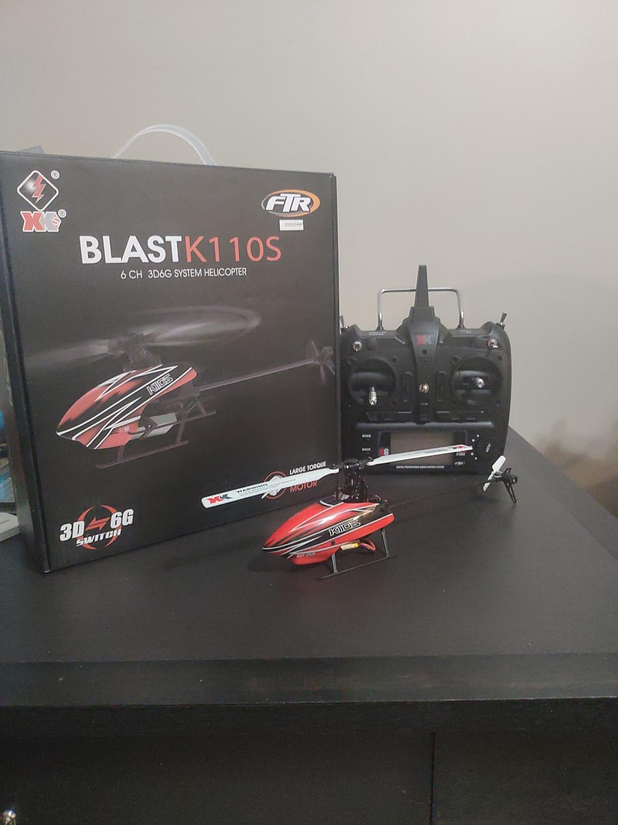 WLtoys K110S RC Helicopters with 3D/6G Mode Gyro, 6 Channel RC Aircraft with Brushless Motor, Mini Helicopter with 3 Batteries customer photo 1