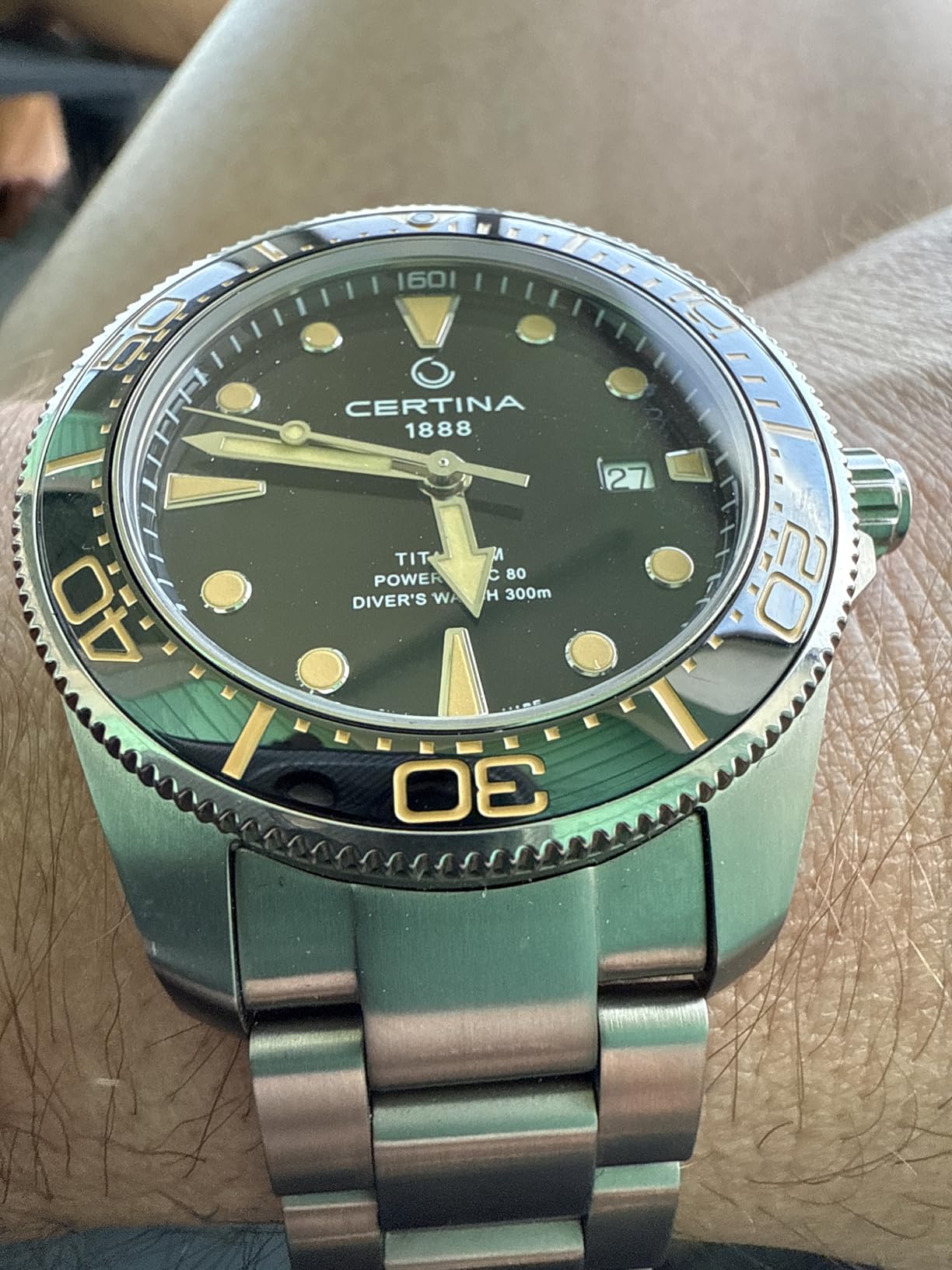 Certina DS Action Diver 43mm Titanium Black Dial (C0326074405100) customer photo 1