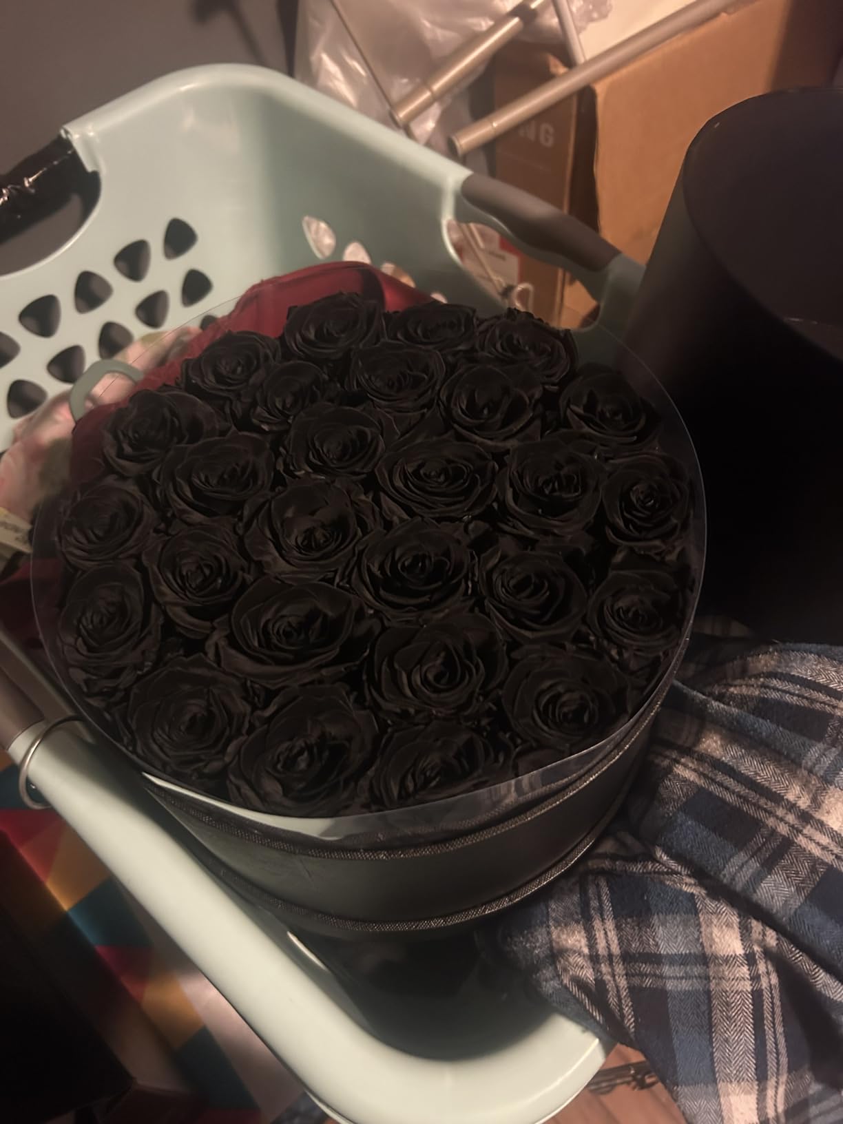 NATROSES Gifts for Her 27 Piece Forever Preserved Roses in a Box, Preserved Flowers for Delivery Birthday, Flowers Gifts for Mothers Day, Red customer photo 2