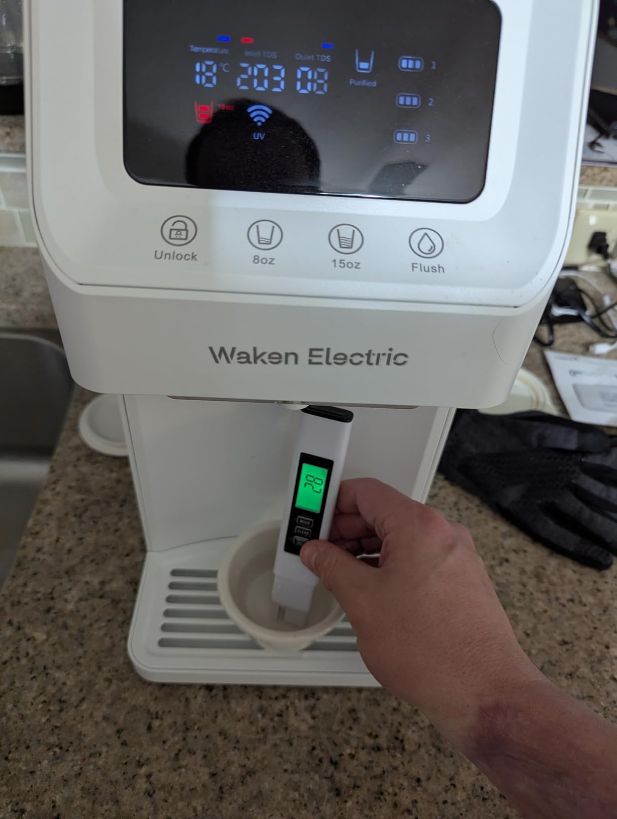 SimPure Y7P-BW UV Countertop Reverse Osmosis Water Filter - NSF/ANSI 58 Certified, 5 Stage RO Water Filtration System customer photo 1