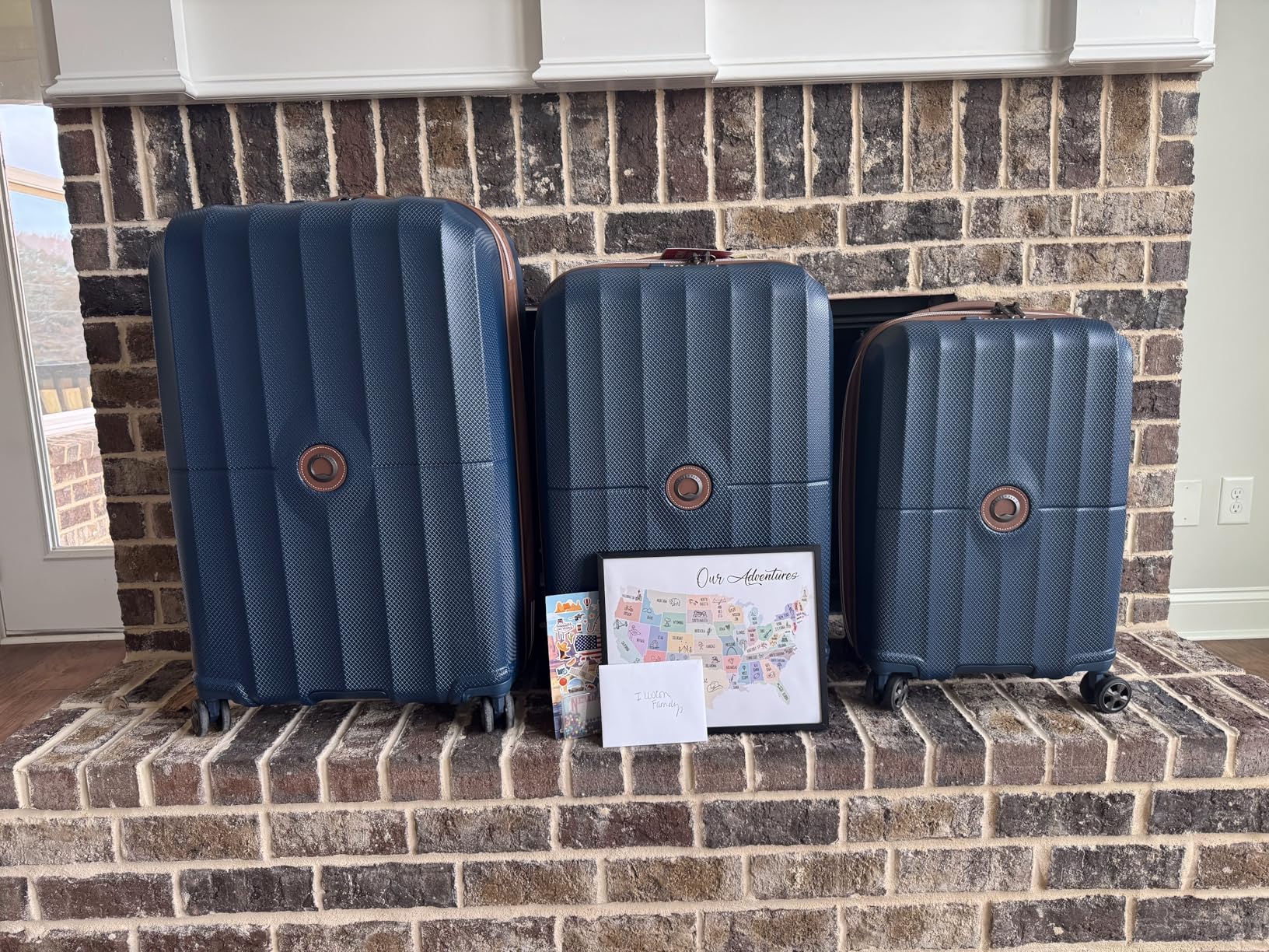 DELSEY Paris Carrousel Hardside Expandable Luggage with Spinner Wheels, Platinum, 3 Piece Set (21/24/28) customer photo 1