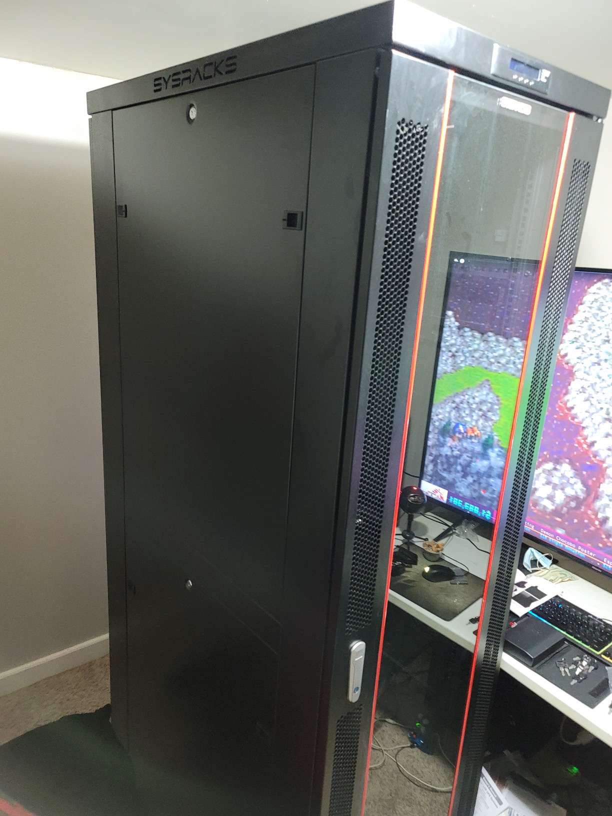 18U Home Server Rack Cabinet - 19