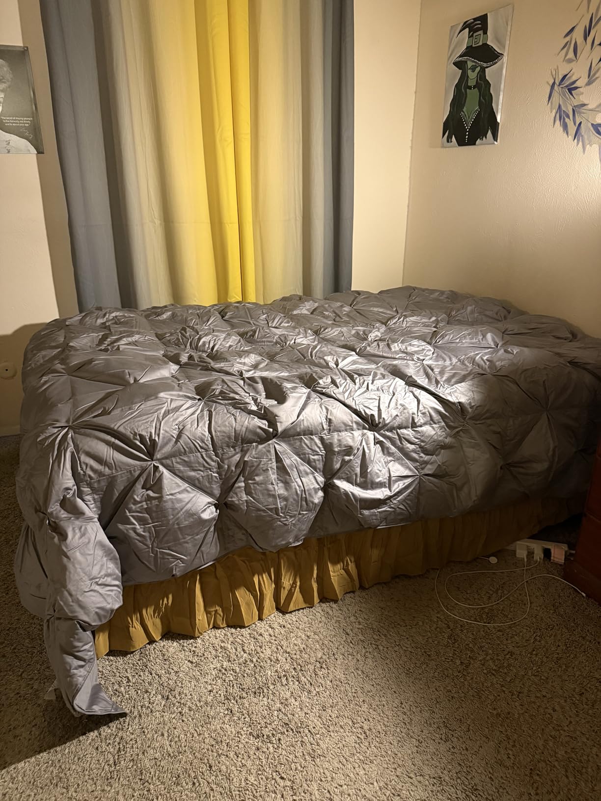 puredown Goose Down Comforter King Size 800 Fill Power, 100% Cotton All Season Duvet Insert 700 Thread Count, Cloud Fluffy Pinch Pleat Extra Warmth customer photo 2