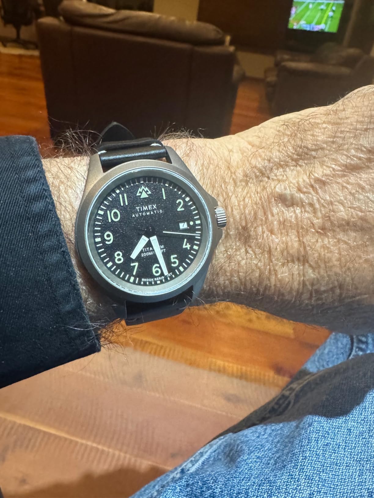 Men's Expedition North Titanium Automatic 41mm Watch - Black Strap Black Dial Titanium Case customer photo 1