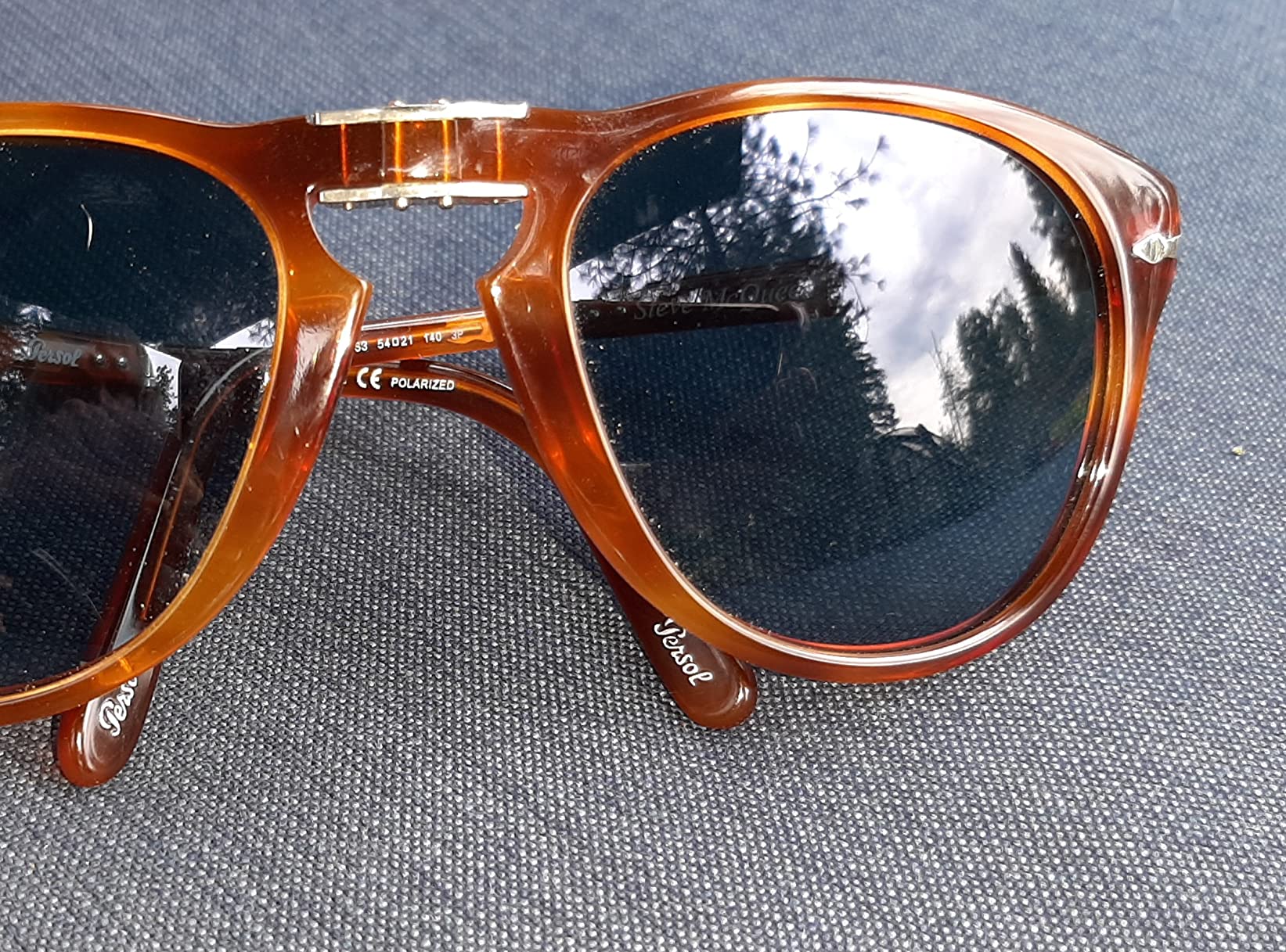 Persol PO0714SM Steve McQueen Aviator Sunglasses - Polarized customer photo 1