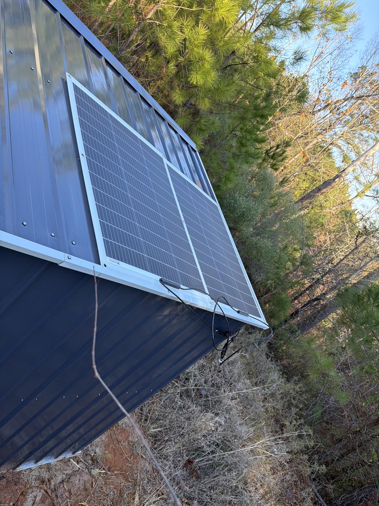 ECO-WORTHY 260Watt 12Volt Flexible Solar Panel Kit for Off Grid Home RV, Boat and Uneven Surfaces: 2pcs 130W Mono Solar Panel + 30A 12V Charger Controller + Solar Cable + Tray Cable + Y Branch customer photo 2