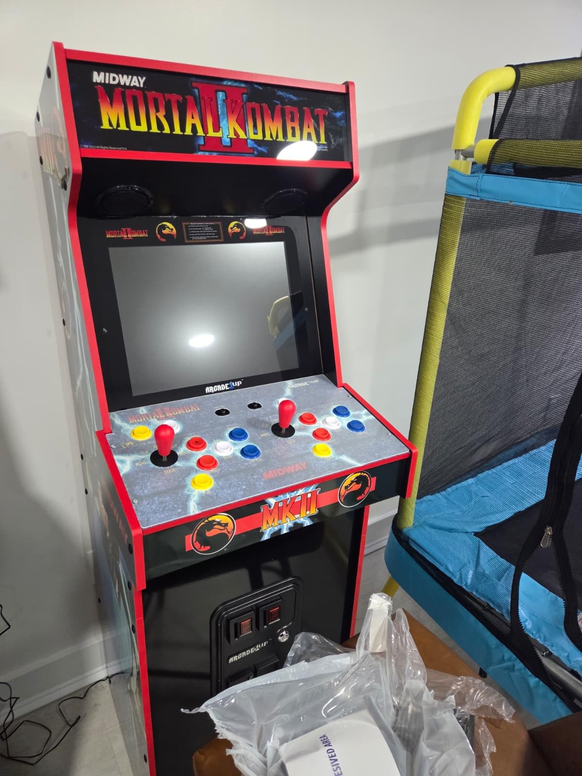 Arcade1Up Mortal Kombat II Deluxe Arcade Machine for Home - 5 Feet Tall - 14 Classic Games customer photo 2