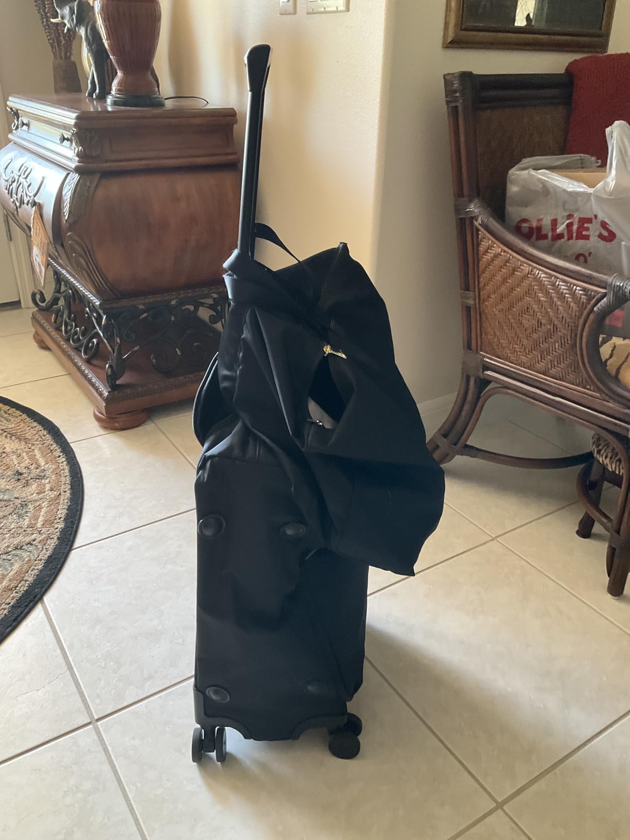 X-Bag Large Spinner with Frame, Water-Resistant 360° Wheeled Checked Luggage with Ergonomic Handle and Organized Interior - 27 Inch, Olive customer photo 2