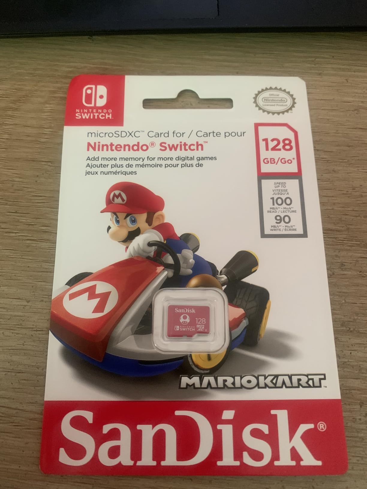 SANDISK 64GB microSDXC-Card Licensed for Nintendo-Switch, Yoshi Edition, Made for Nintendo Switch, OLED and Lite Systems - SDSQXAO-064G-GN6ZN customer photo 1