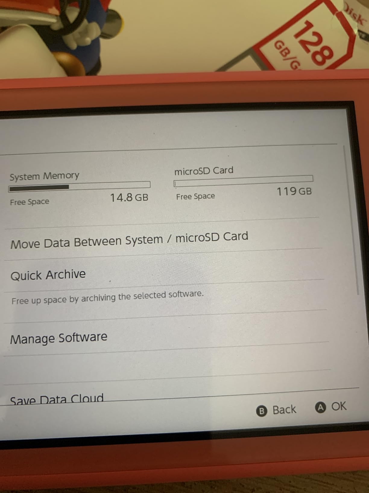 SANDISK 64GB microSDXC-Card Licensed for Nintendo-Switch, Yoshi Edition, Made for Nintendo Switch, OLED and Lite Systems - SDSQXAO-064G-GN6ZN customer photo 2