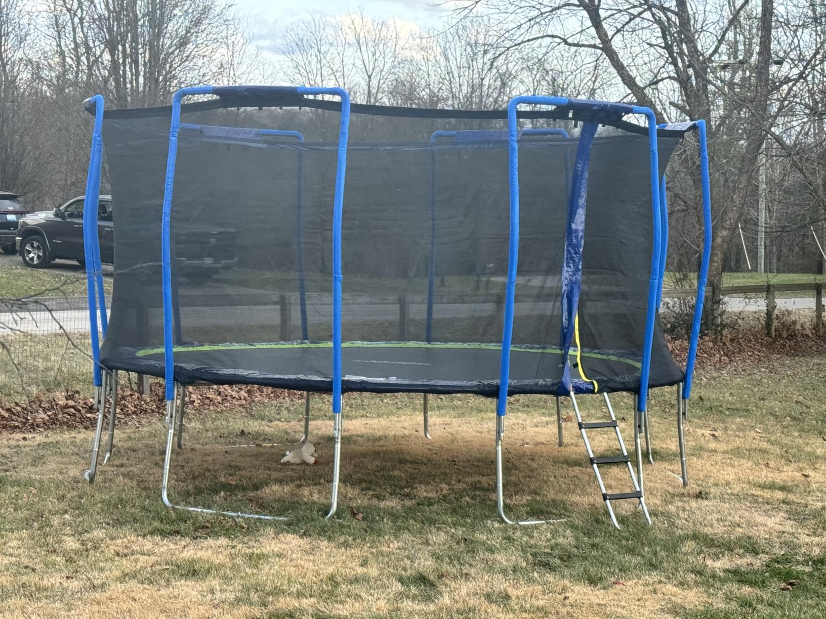 Zupapa 1800LBS Capacity No-Gap Design 14FT Trampoline with Safety Enclosure Net and Non-Slip Ladder customer photo 1