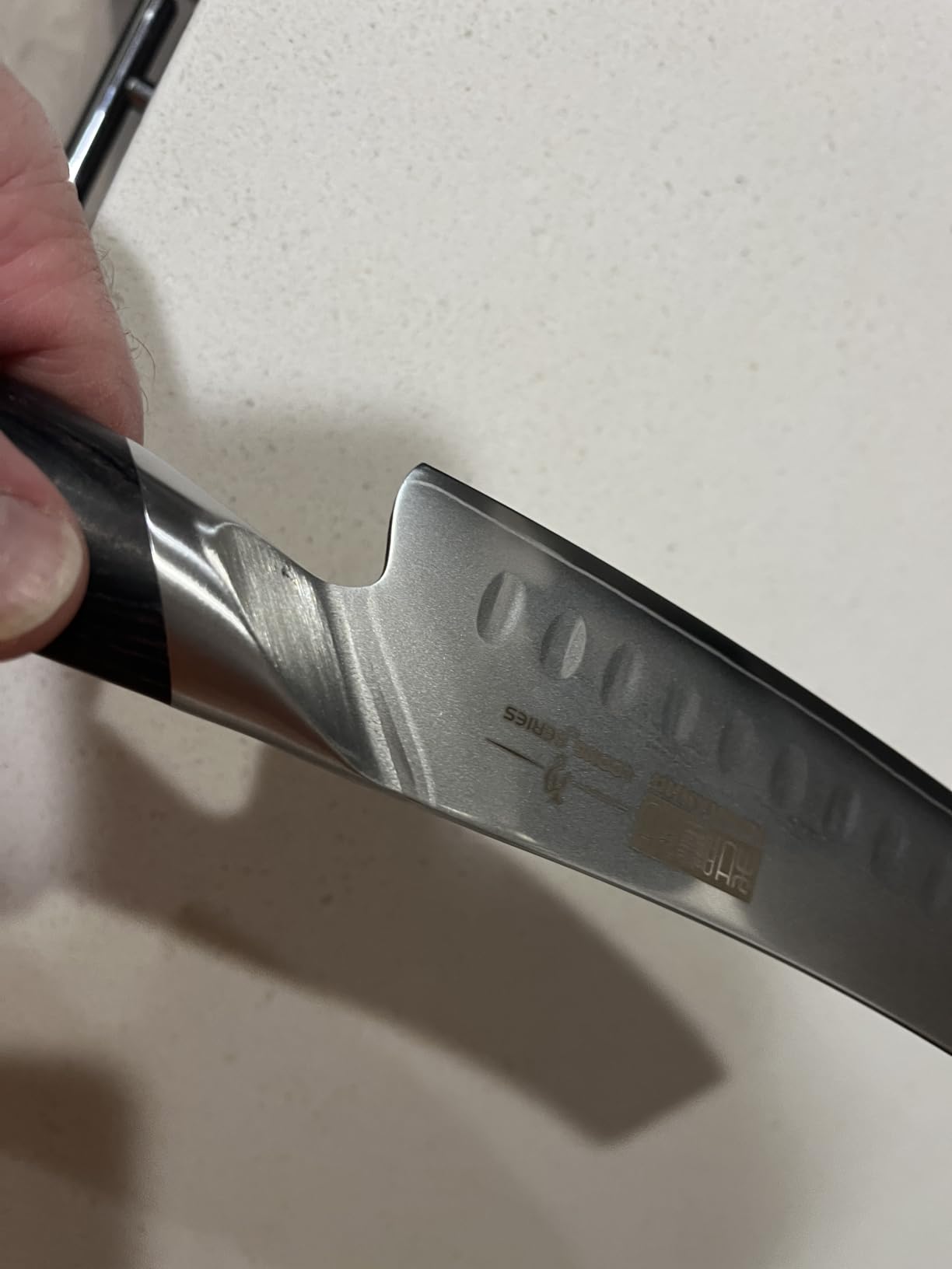 HOSHANHO Knife Set with Magnetic Knife Holder, 6 Pieces Japanese High Carbon Stainless Steel Kitchen Knife Sets, Ultra Sharp Professional Chef Knives Sets customer photo 1