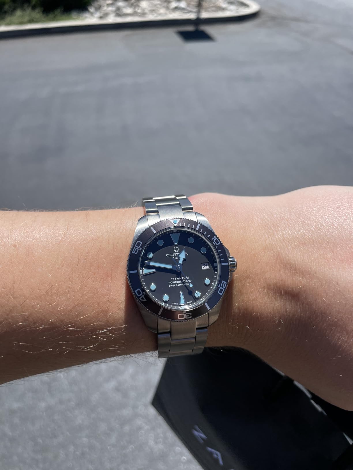 Certina DS Action Diver 38mm Powermatic 80 Titanium Anthracite Dial (C0328074408100) customer photo 1