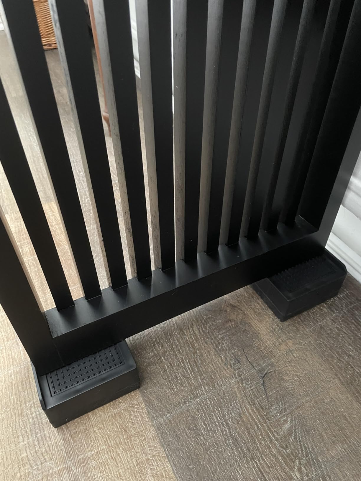 Furniture Risers 4 inch, Heavy Duty Furniture Elevator in Heights of 1.5, 3 or 4 Inch，Rectangle Raising Blocks for Bed, Couch, Desk, Sofa, Tables,Support Up to 1,300 Lbs (4 Pack-Black) customer photo 10