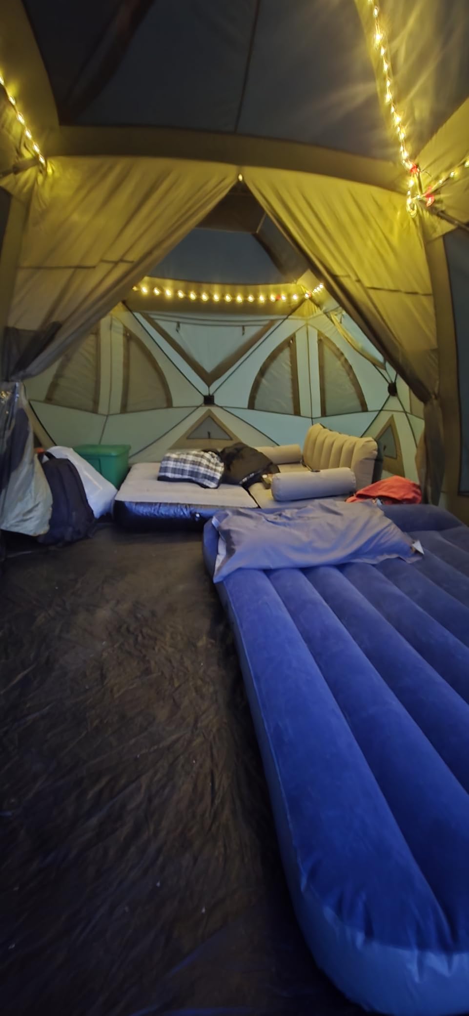 TIMBER RIDGE 4/6/8 Person Instant Pop Up Cabin Tent, Easy 60 Second Setup, Weather Resistant Camping Family Hub Tent customer photo 1