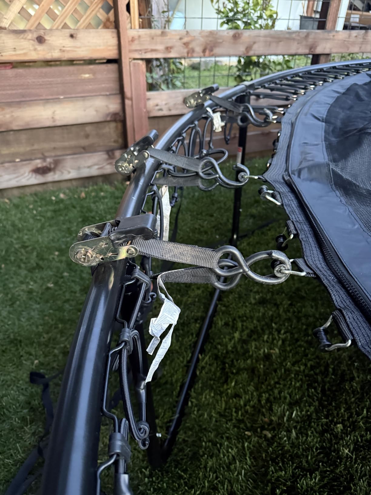 SkyBound 10FT Springless Trampoline for Kids and Adults - Bungee Cords Outdoor Trampoline with No-Gap Design customer photo 2