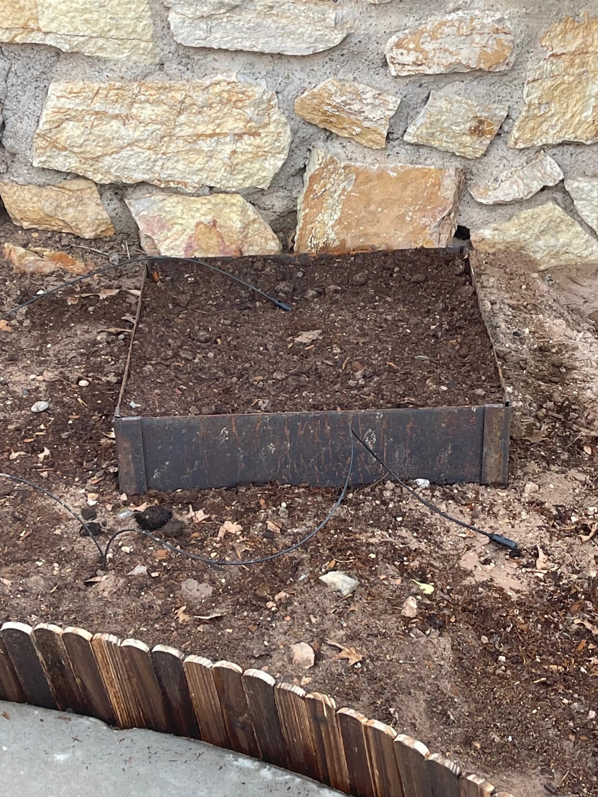 Cor-Ten Steel Raised Planter with Rust Patina Finish, Pre-Rusted Cor-Ten Raised Garden Bed Kit, 2FT x 2FT x 8IN customer photo 2