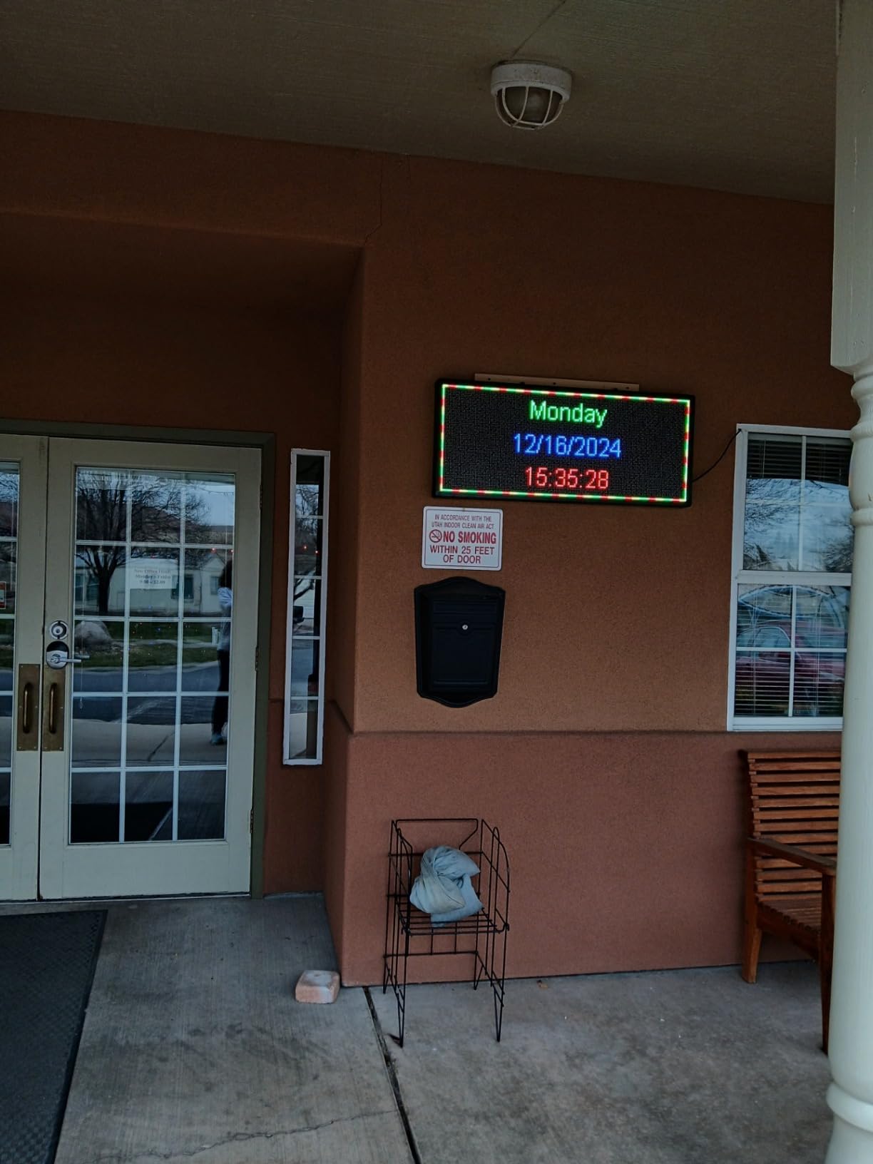 HS P10 Led Scrolling Sign Programmable, Digital Display Outdoor, Electronic Message Board Waterproof, Open Neon Signs for Business Store Advertising Restaurant Window, High Brightness Full Color APP Control Customized Text 39''x14'' customer photo 1
