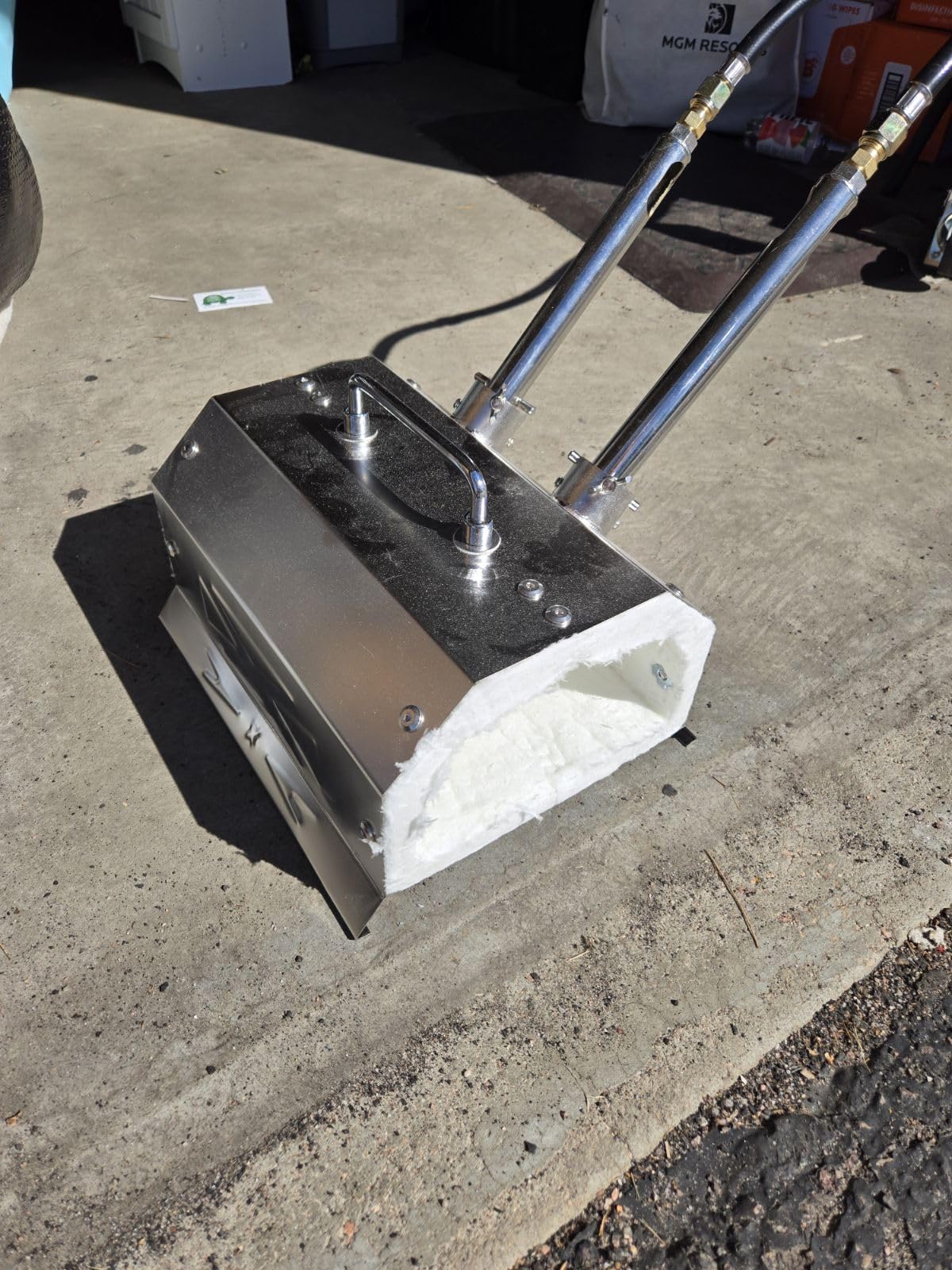 Nelyrho 1 Burner Propane Blacksmith Forge Kit | 2600°F High Temperature, Stainless Steel, Portable Design, Blacksmithing, Knife Making & Metalworking customer photo 2