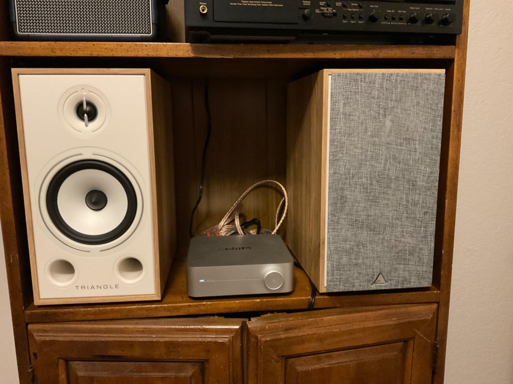 WiiM Amp: Multiroom Streaming Amplifier | Compatible with AirPlay, Google Cast, Alexa | HDMI, Voice Control | Stream from Spotify, Amazon Music, Tidal & More customer photo 1