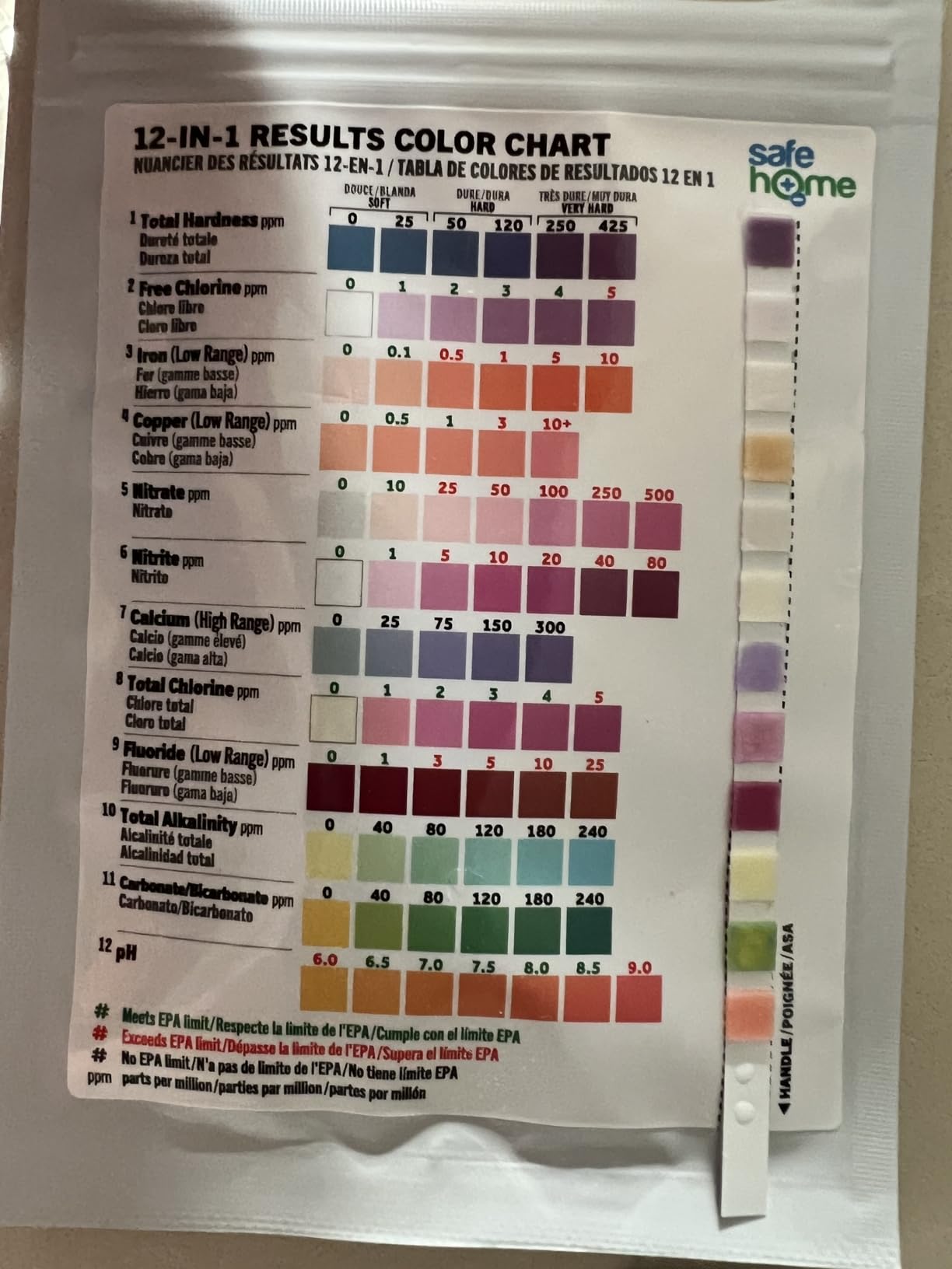 Safe Home 14-in-1 DIY Drinking Water Test Kit - Includes The #1 Selling Lead & Bacteria Test Kits + 12 Additional Parameters - City Tap or Well Water - 302 Total Tests customer photo 1