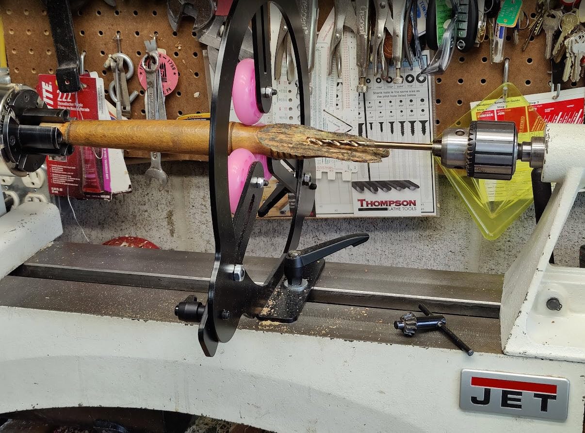 Woodturning Steady Rest MC-FS7 for 12inch,14inch and 16inch Swing Size Lathe for Spindle Woodturning customer photo 1