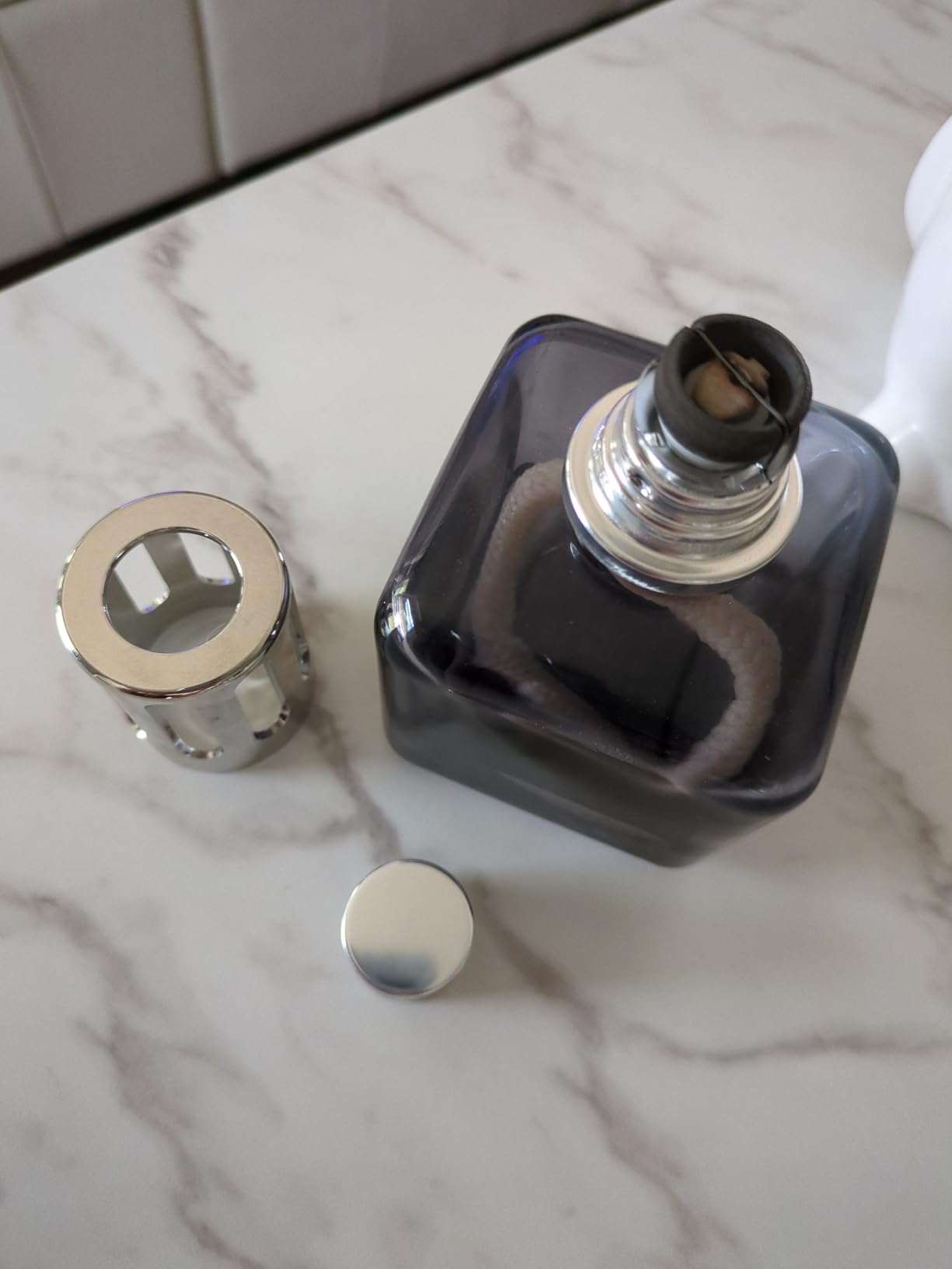 MAISON BERGER Lampe Berger Giftset Ice Cube - Home Fragrance Diffuser - Perfuming - 5.5 x 3 x 3 inches - Made in France - Includes Fragrance Ocean Breeze 8.45 Fluid Ounces - 250 milliliters (Animal) customer photo 1