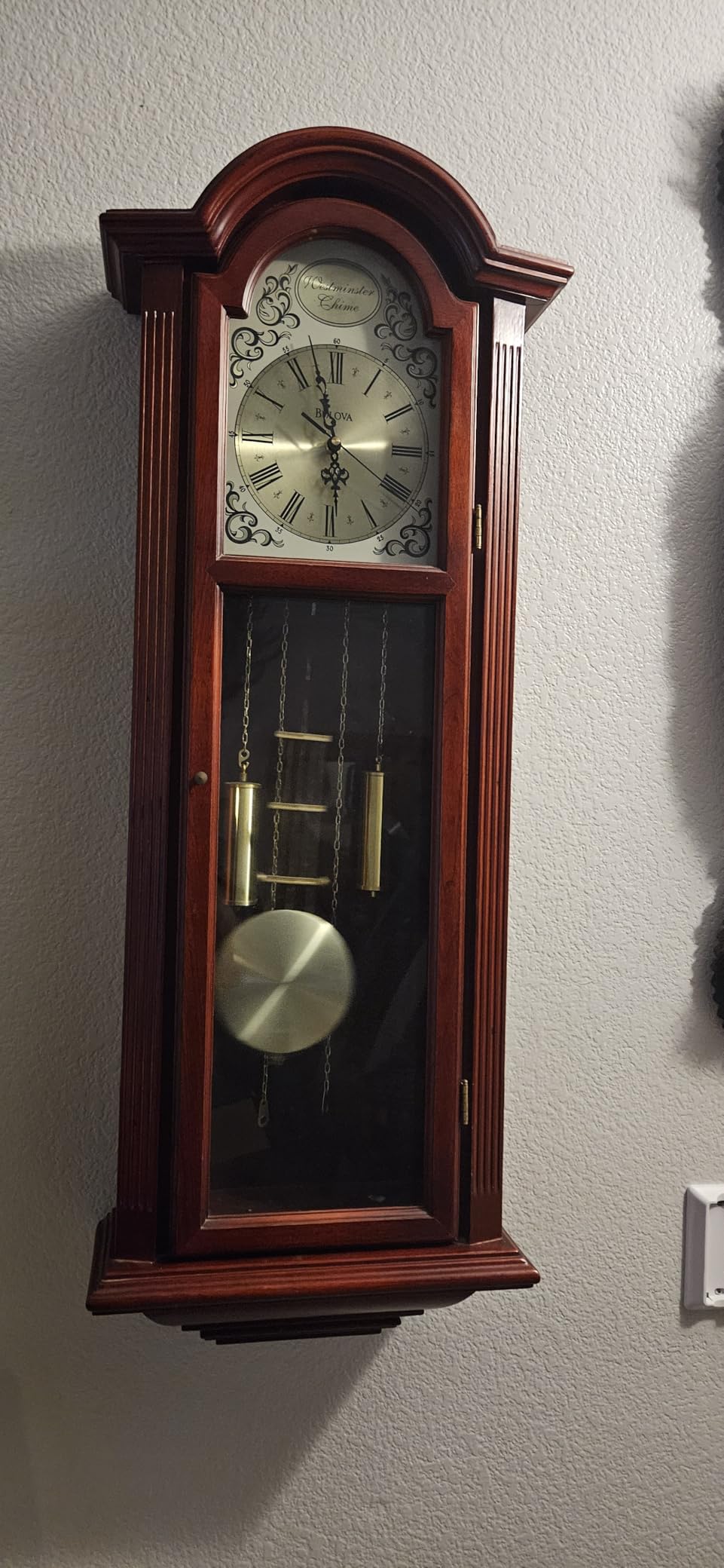 EUBUY Quartz Pendulum Clock Movement Mechanism Repair Parts Replacement Kit Battery Powered Chime Music Box Wall Clock Movement Pendulum Clock customer photo 1