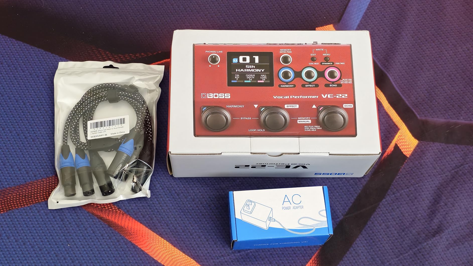BOSS VE-22 Vocal Performer - Advanced Multi-Effects Processor for Singers customer photo 1