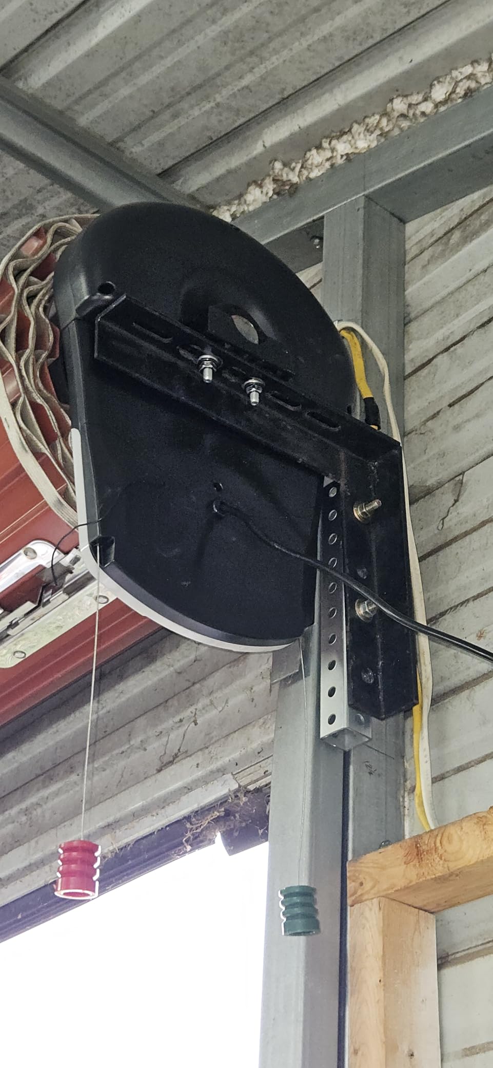 Automatic Roll Up Door Opener, Commercial Garage Roller Door Opener, Powerful 800N Motor Roller Door Opener for Garage Warehouse Store Barn Farm-Not Fit Flap customer photo 1