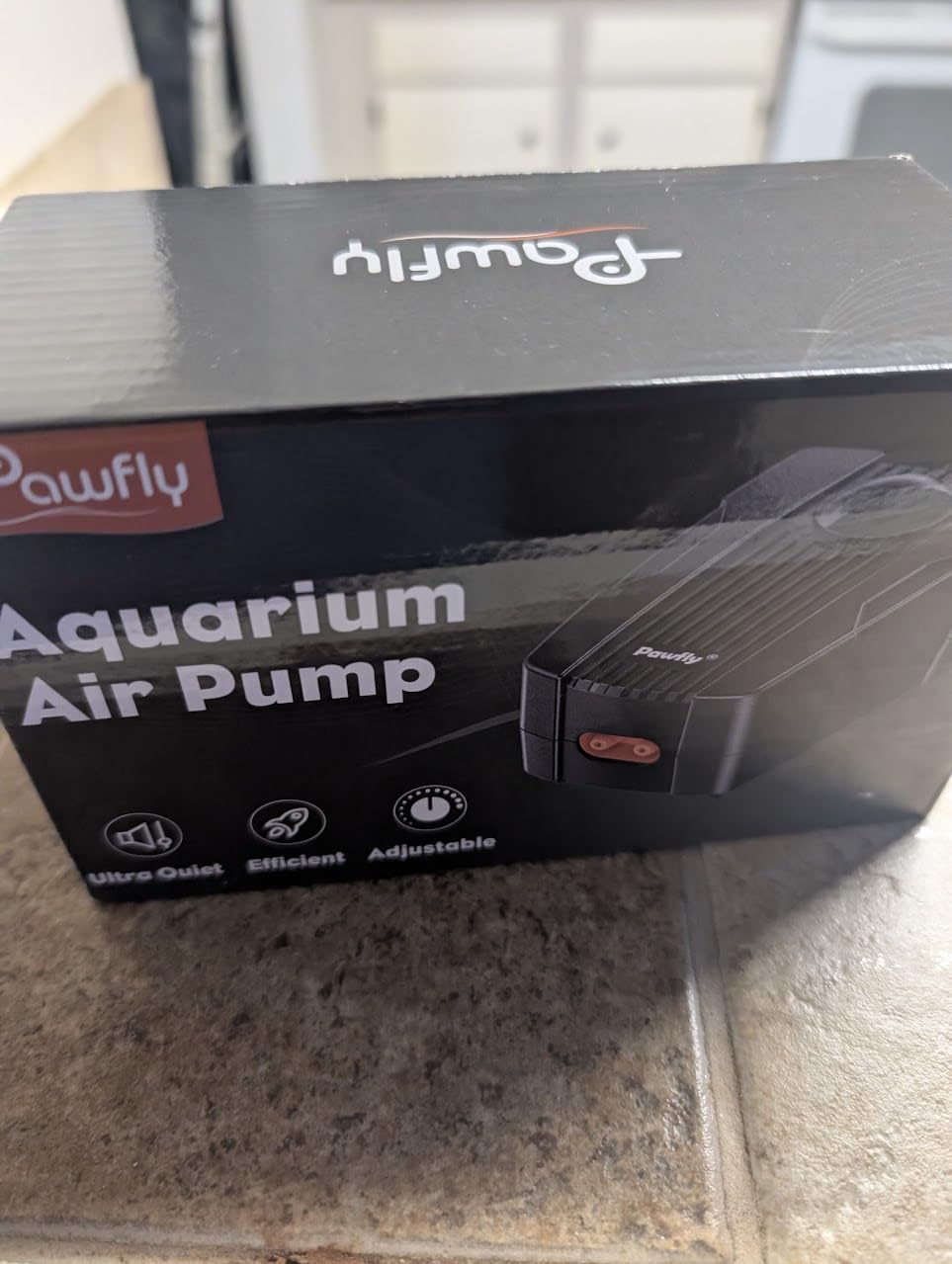 Pawfly Aquarium Air Pump Oxygen Pump for 10-200 Gallon Fish Tanks Buckets Dual Outlet Adjustable Ultra Quiet Aerator Pump with Accessories customer photo 1
