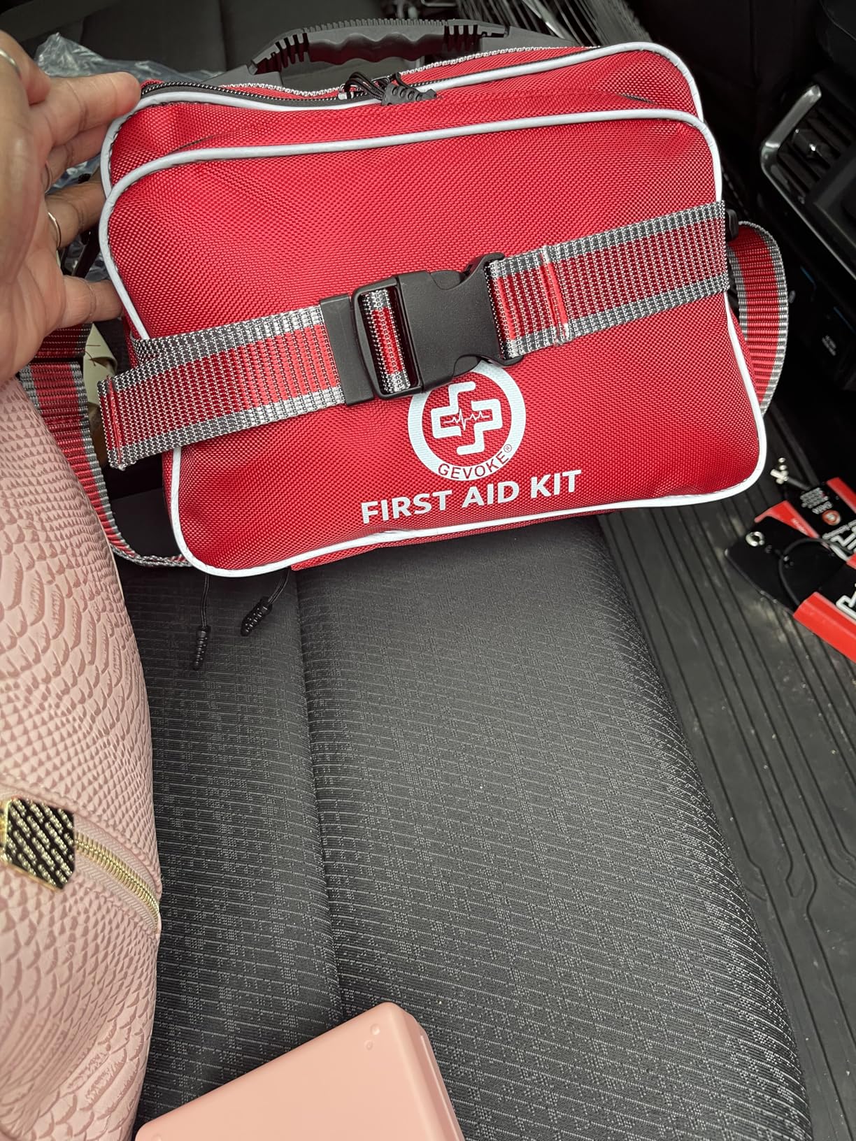 Professional 500 Piece Emergency First Aid Kit for Home, Car, Travel, Camping, Truck, Hiking, Sports, Office, Vehicle & Outdoor Emergencies - Emergency Medical Kit, Large First Aid Kit Survival customer photo 2
