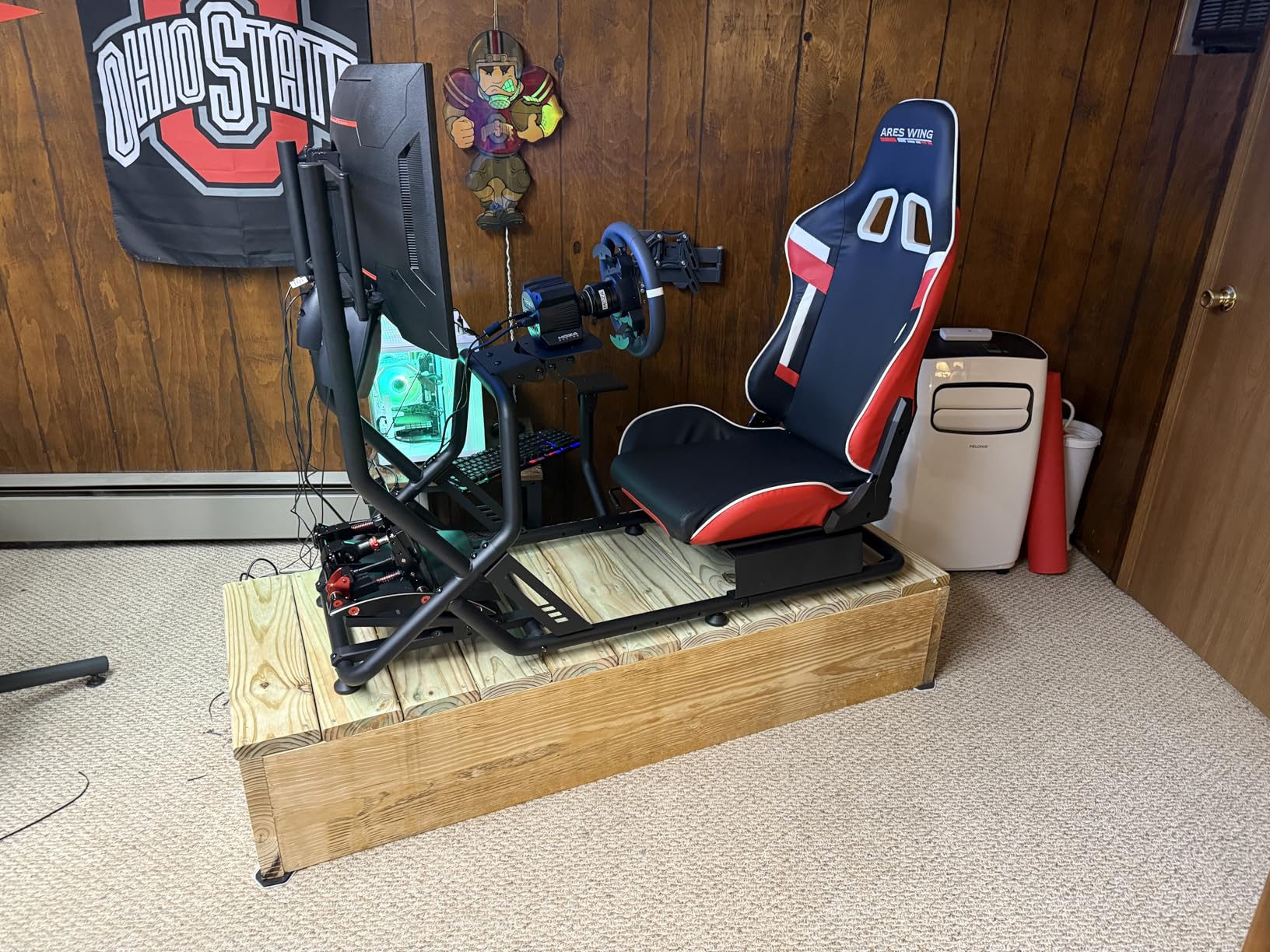 ARES WING Racing Simulator Cockpit with Seat, Formula and GT Sim Racing Cockpit Compatible with Fanatec, Thrustmaster, Logitech, Moza Racing Games on PS5, PS4, Xbox and PC customer photo 1
