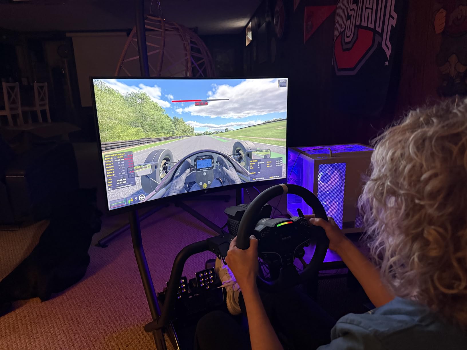 ARES WING Racing Simulator Cockpit with Seat, Formula and GT Sim Racing Cockpit Compatible with Fanatec, Thrustmaster, Logitech, Moza Racing Games on PS5, PS4, Xbox and PC customer photo 2