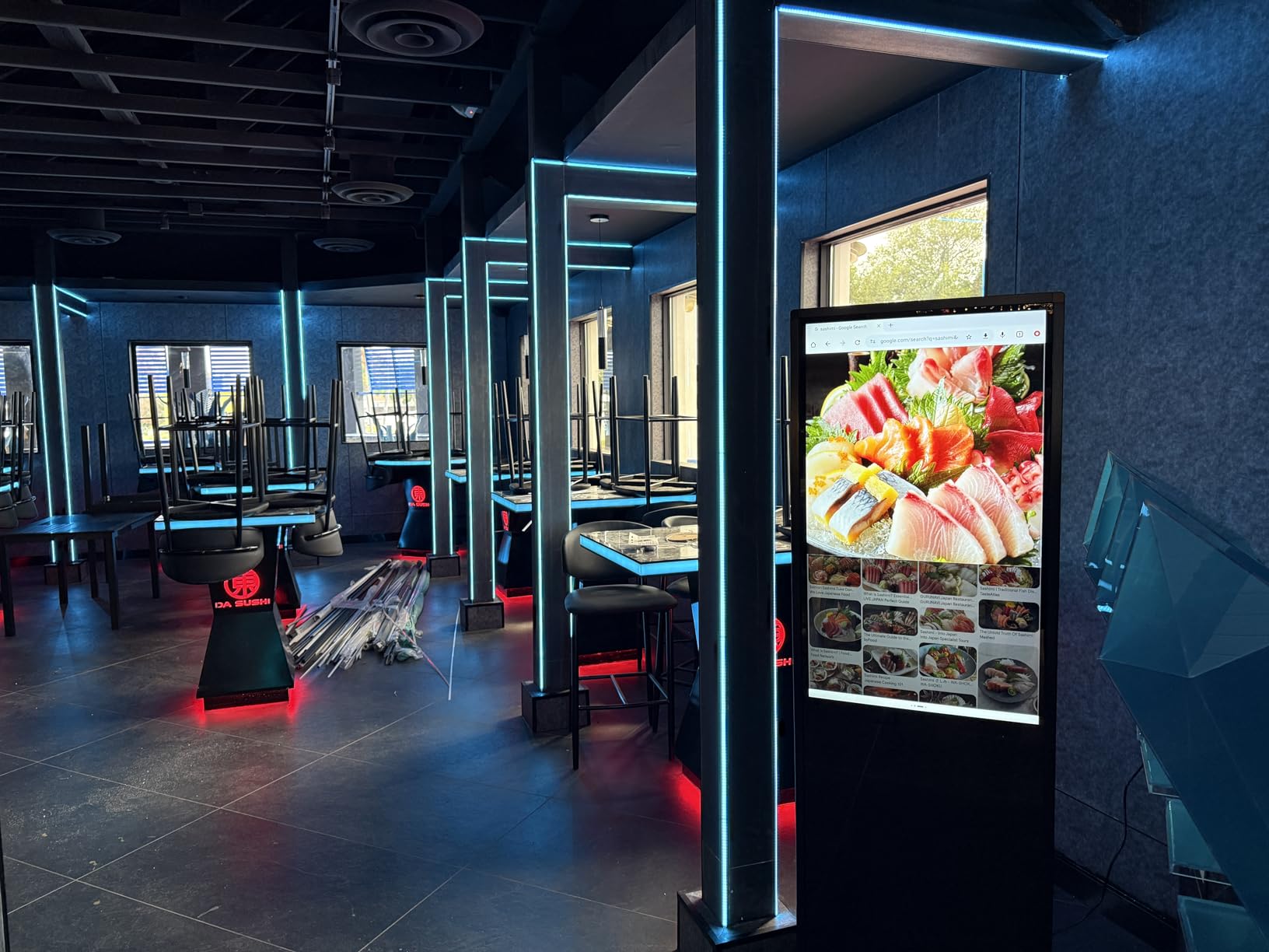 32/43/55/65 Inch Digital Signage Display, LCD Screen Advertising Display Kiosk Interactive Totem Floor Standing Auto AD Player with USB/HDMI/WiFi Android OS (43'' Non-Touch) customer photo 1