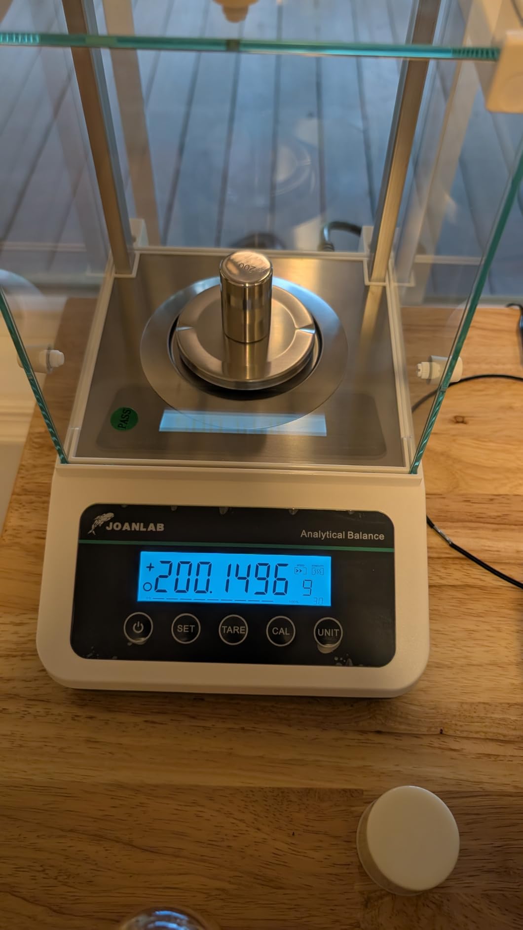 JOANLAB 0.1mg x220g Digital Analytical Balance Auto-Internal Calibration Lab Precision Balance Scale with RS232 Serial Port customer photo 1