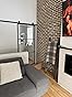 JUBEST 38in x 96in Glass Sliding Barn Door with 6.6ft Hardware kit, 3-Panel Black Aluminum Frame and Clear Tempered Glass Modern French Door, Easy to Install customer photo 1