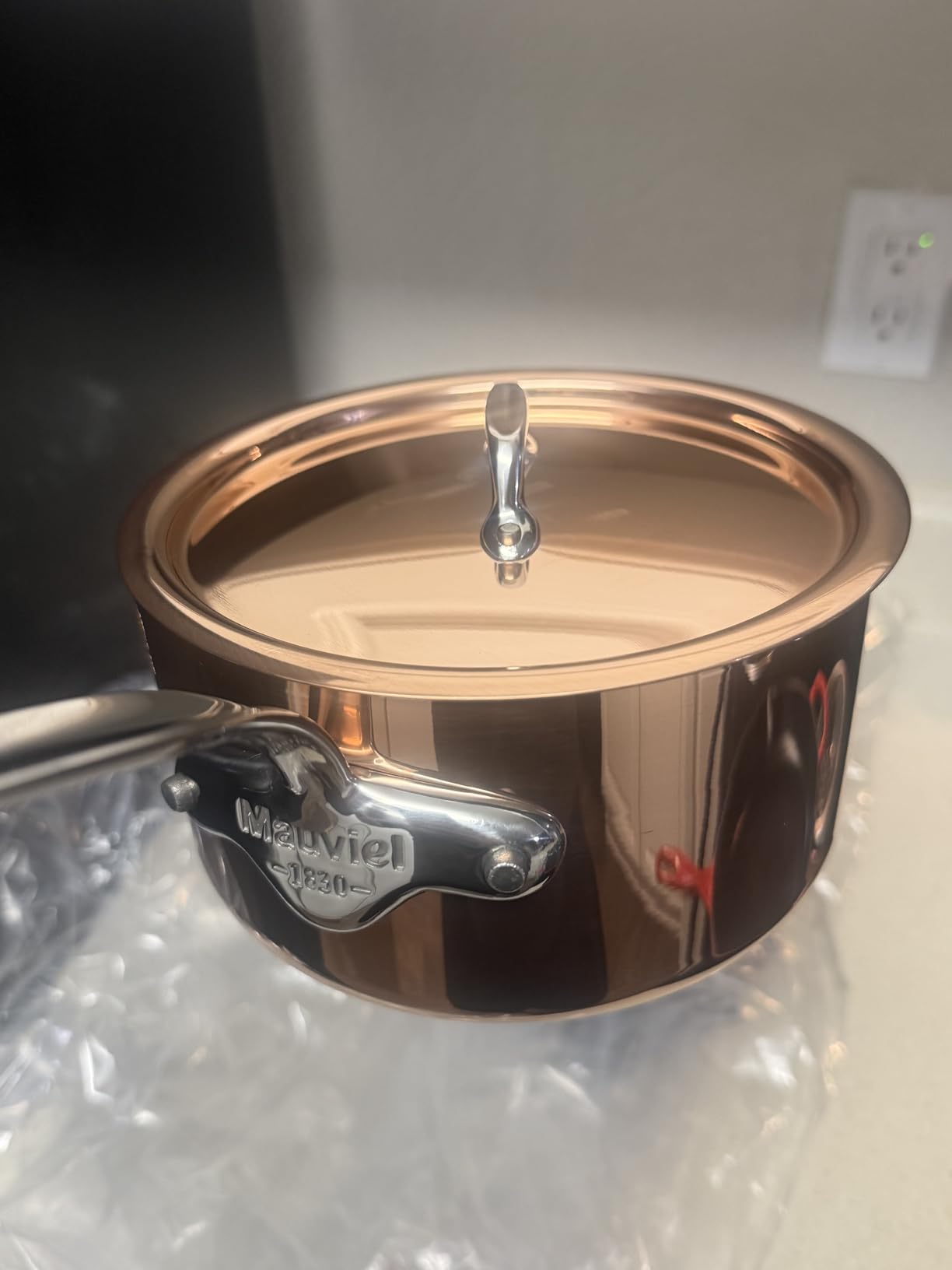 Mauviel M'Heritage 150 S 1.5mm Polished Copper & Stainless Steel 5-Piece Cookware Set With Cast Stainless Steel Handles And Curved Lid, Made In France customer photo 2