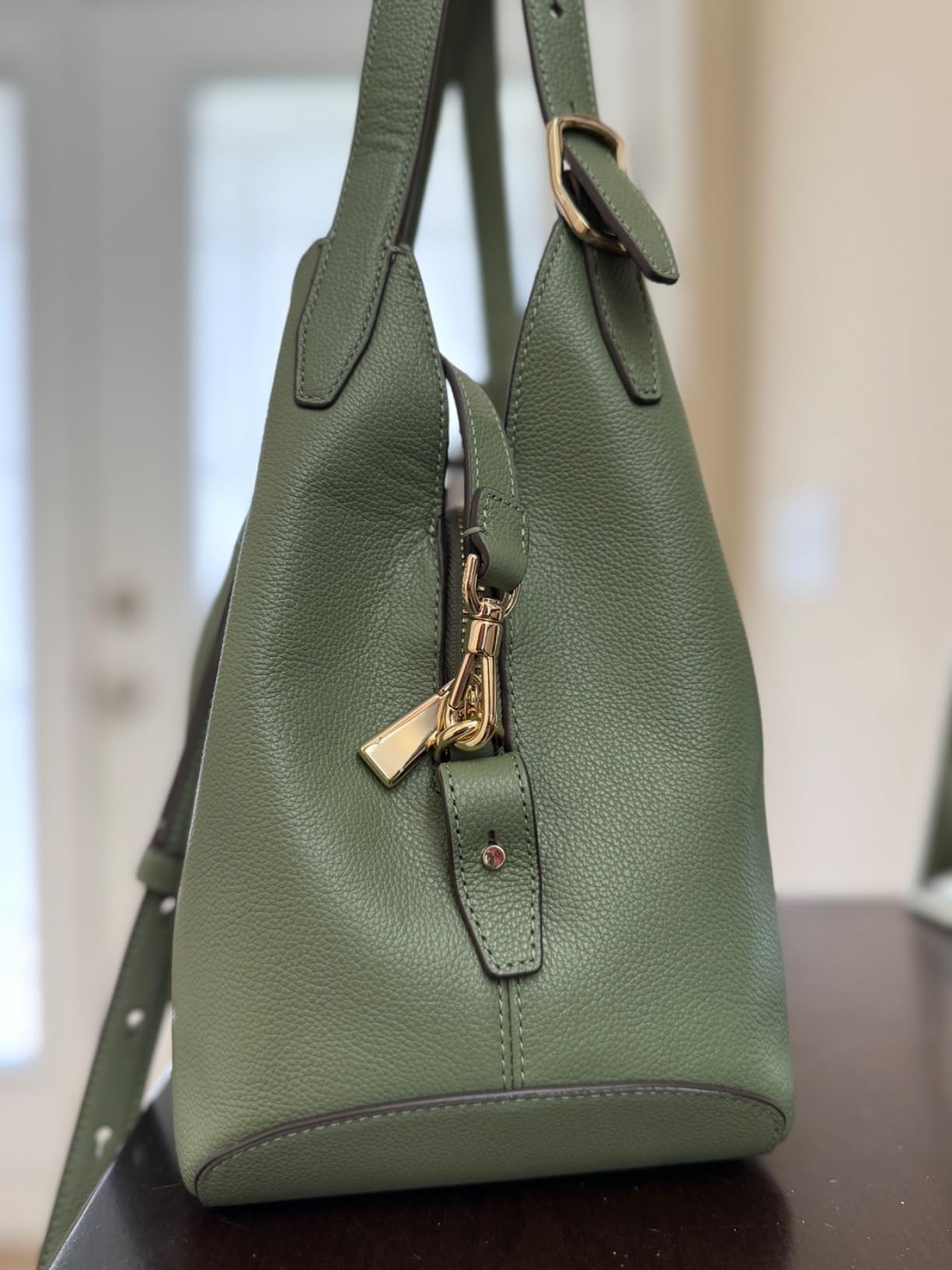 Kate Spade Deco Pebbled Leather Crossbody Tote customer photo 2