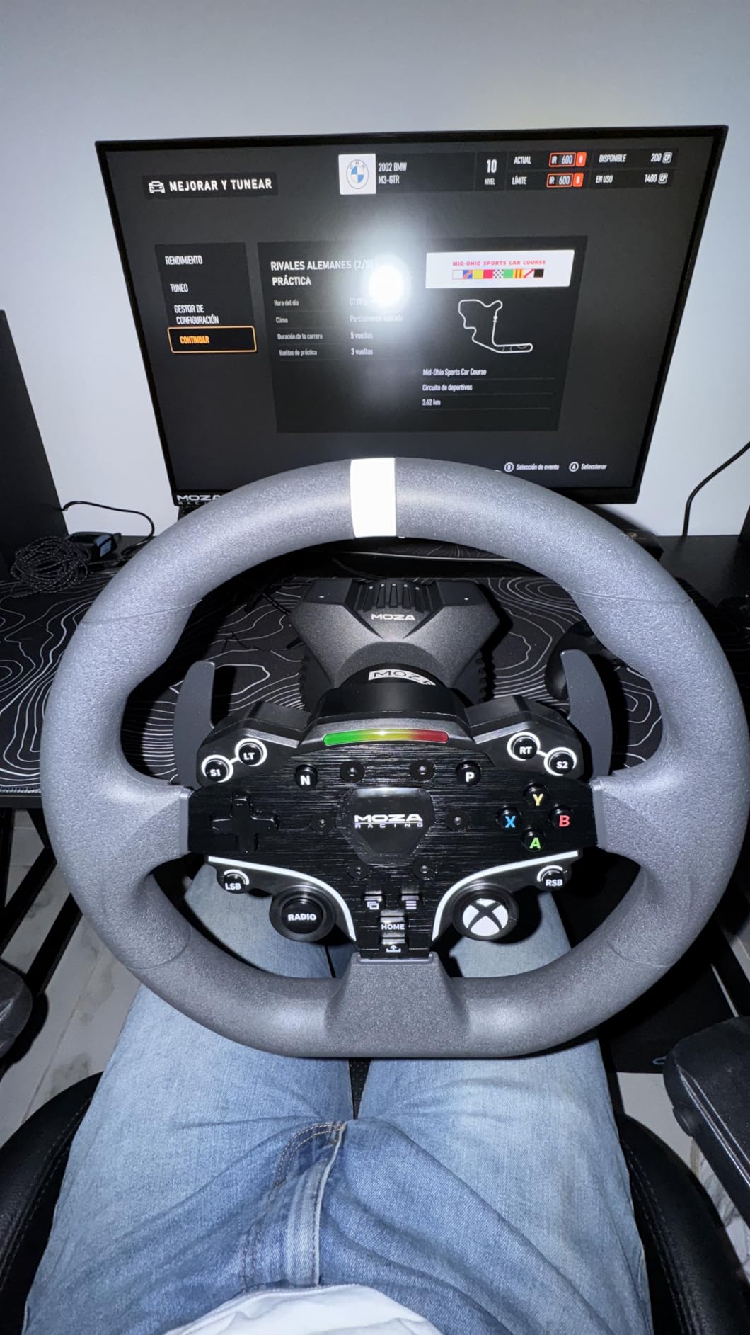 MOZA R3 Racing Wheel and Pedals Bundle for Xbox & PC,3.9Nm DD Servo Motor With Aviation-Grade Aluminum Construction,Durable ISF PU Grips 11-inch Racing Wheel,SR-P Lite Dual Pedals customer photo 1