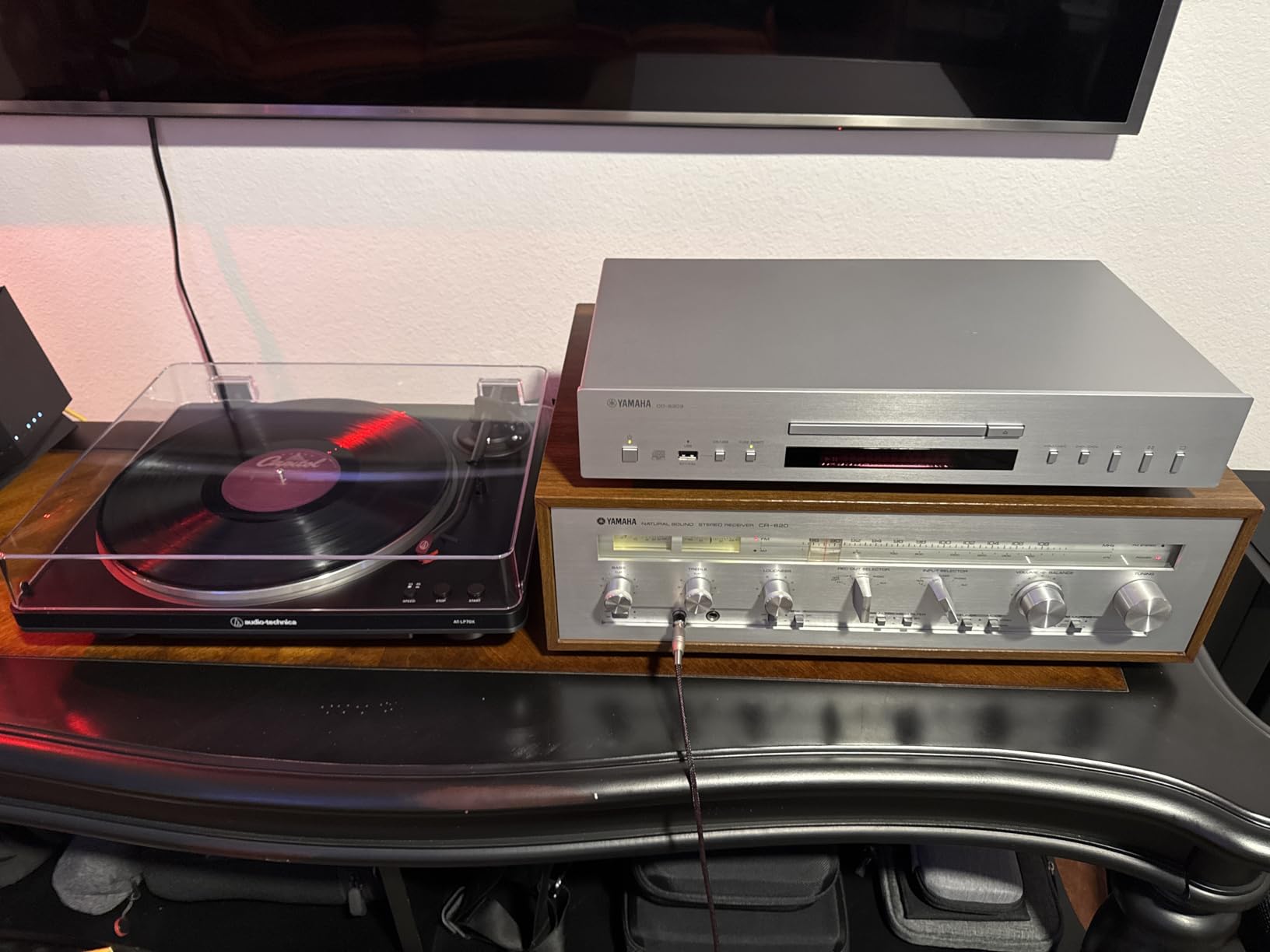Audio-Technica AT-LP70X Automatic Turntable (Black/Bronze) customer photo 2