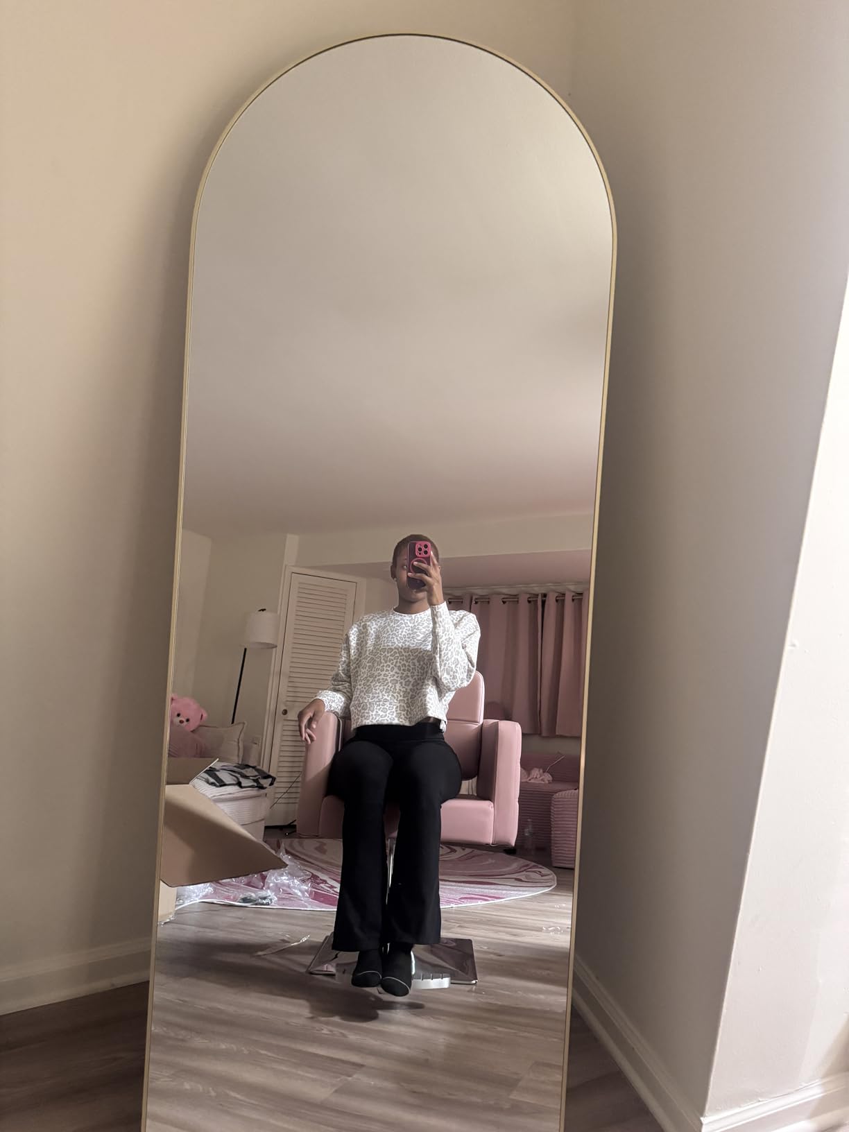 Prywot Arched Full Length Mirror, 70