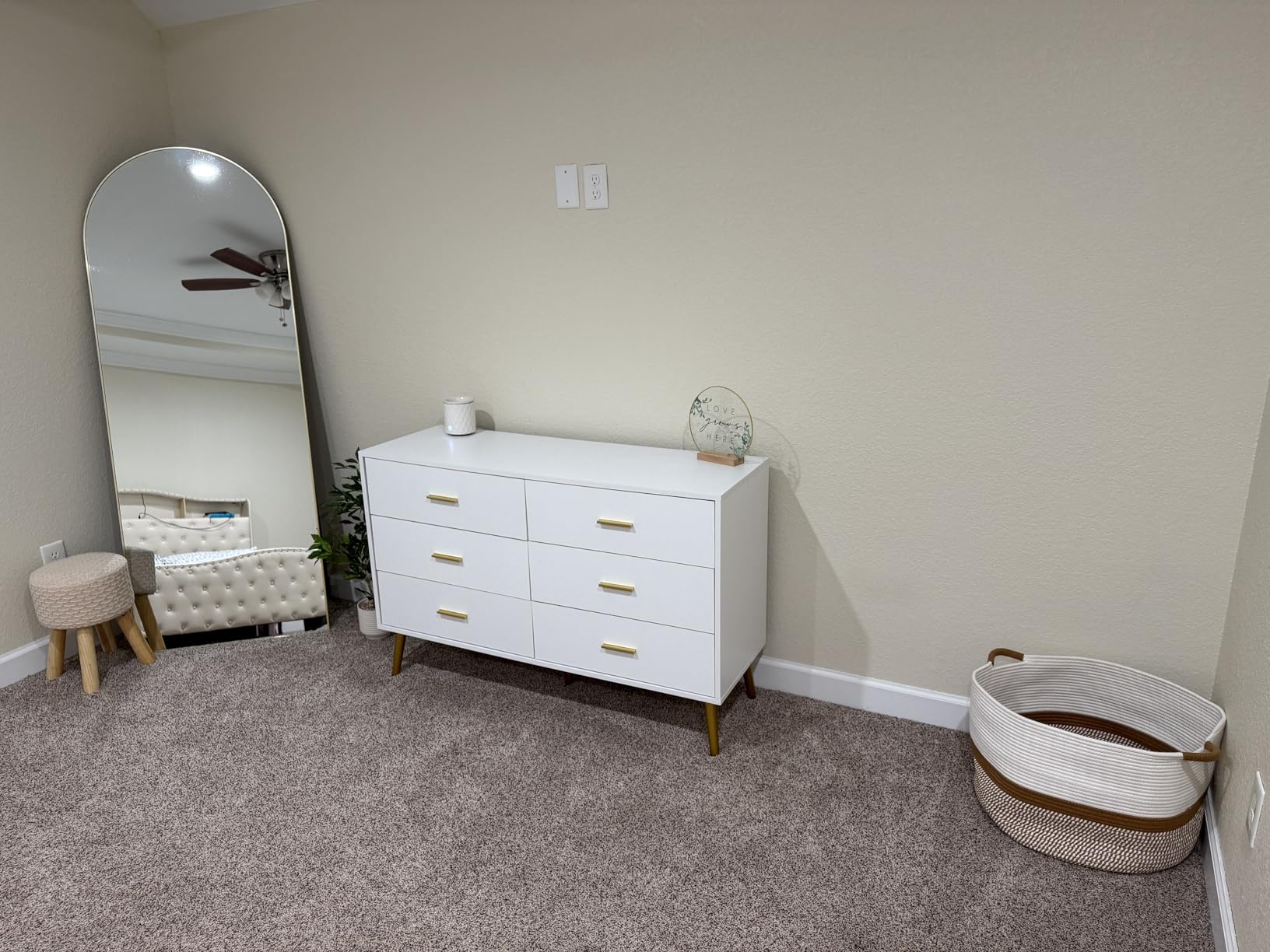 Prywot Arched Full Length Mirror, 70