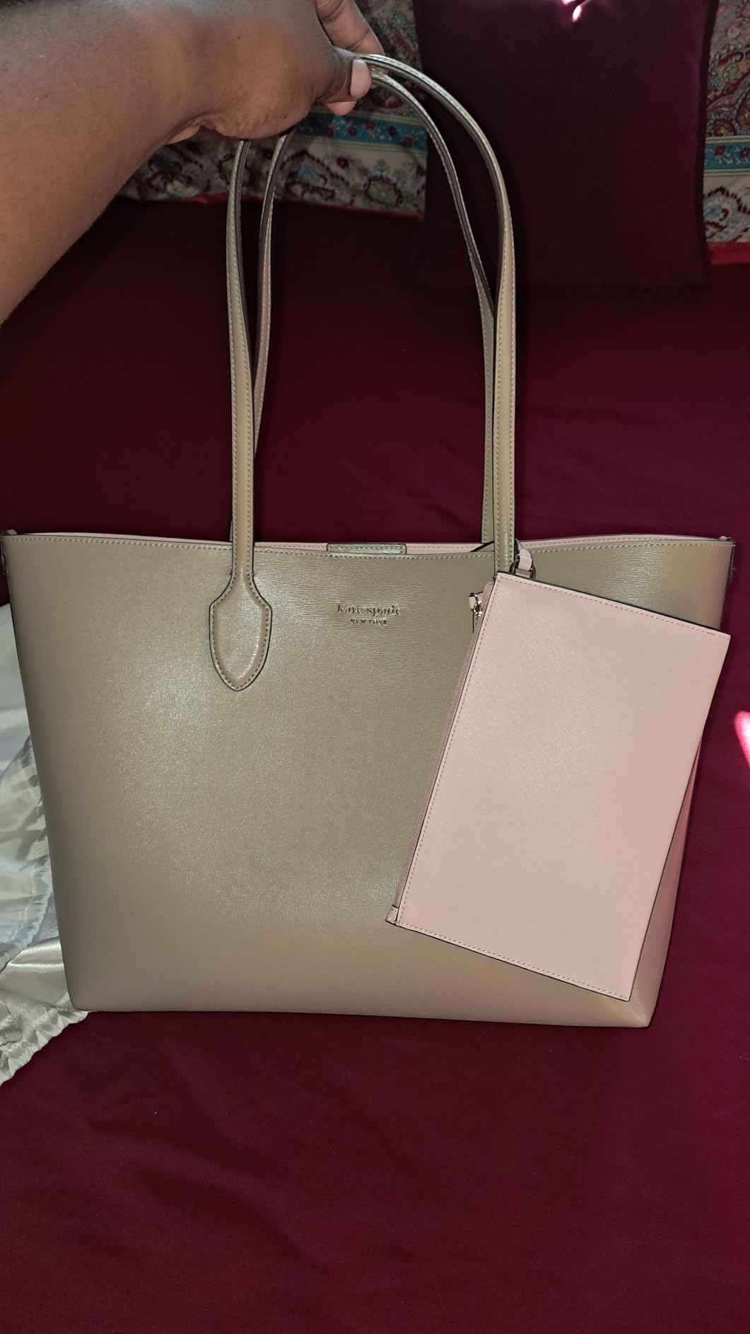 Kate Spade Women's Bleecker Saffiano Leather Large Tote customer photo 1