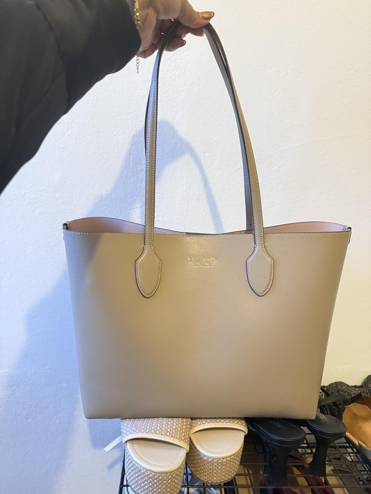 Kate Spade Women's Bleecker Saffiano Leather Large Tote customer photo 2