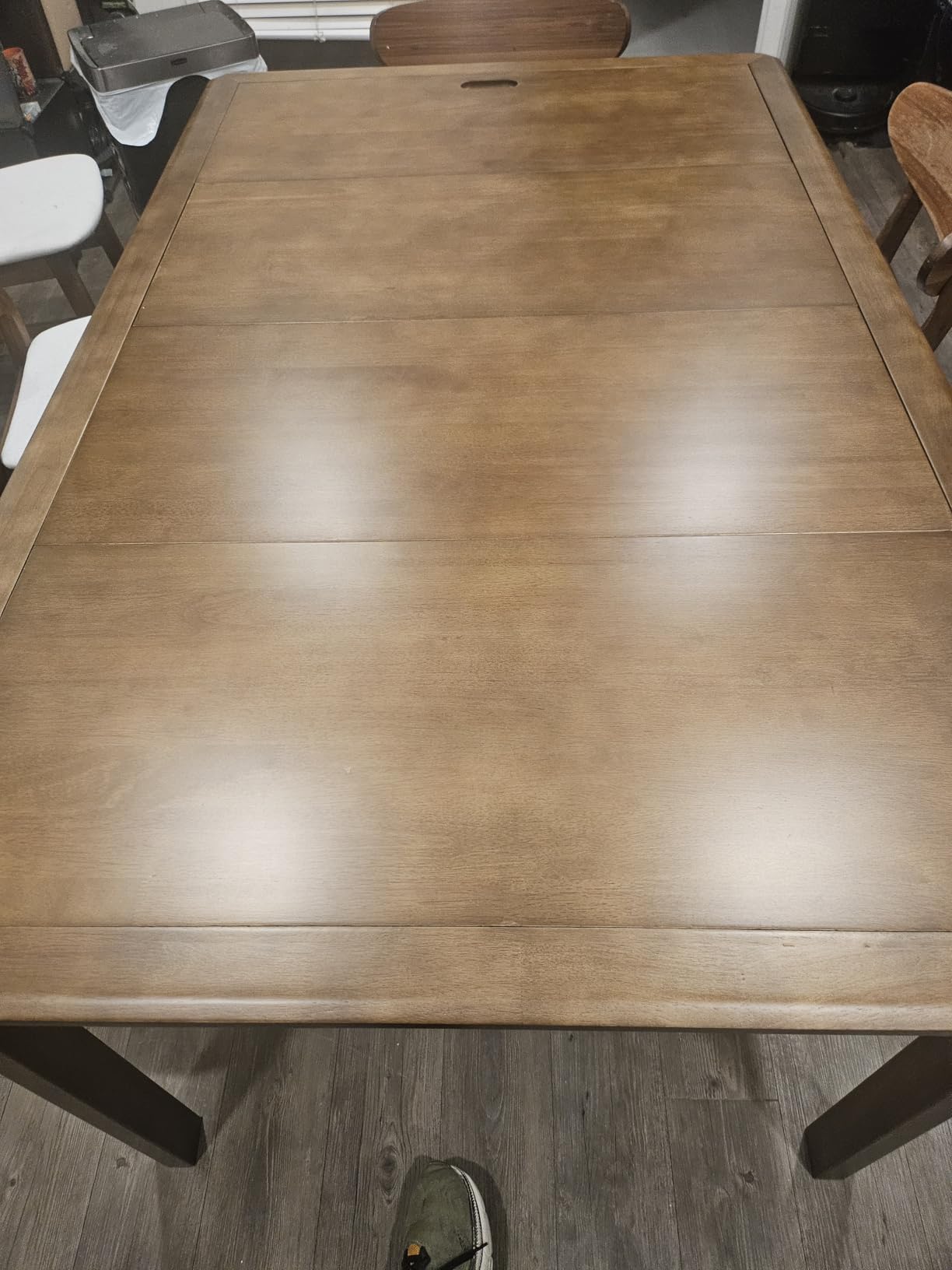 Board Game Table with Removable Table Top, Seats 4 to 6 Players with 57in x 33in Play Area, Includes Play Mat, Detachable Cup Holders and Dice Trays, Minimal Assembly Required customer photo 2