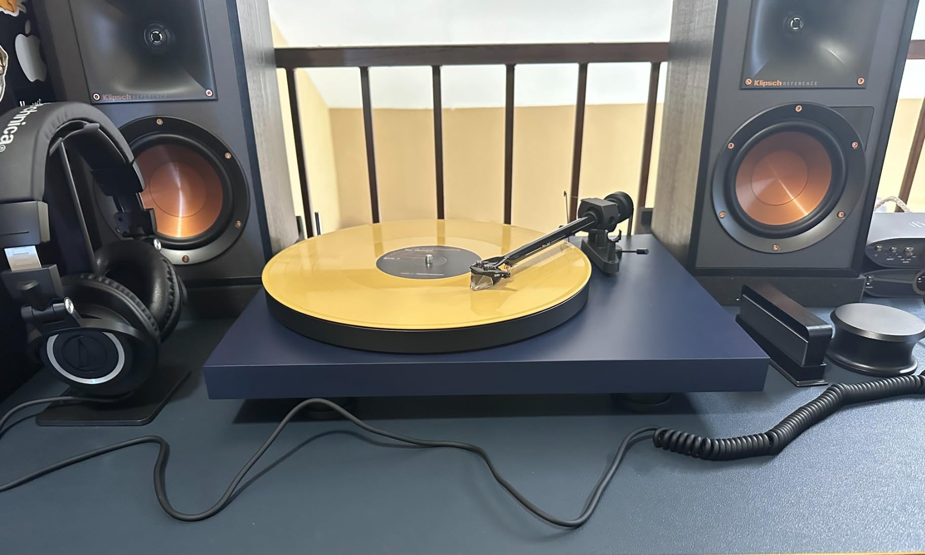 Pro-Ject Debut EVO 2 Turntable with Pick it MM EVO Cartridge (Satin Steel Blue) customer photo 1
