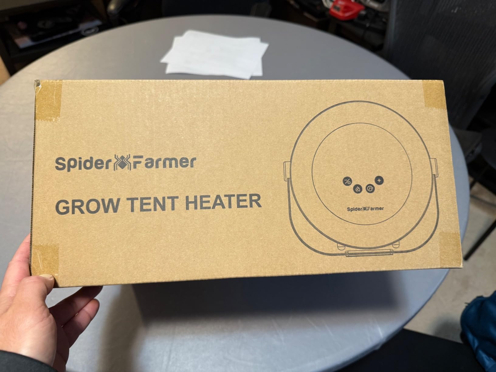 Spider Farmer Grow Tent Heater 530W customer photo 1